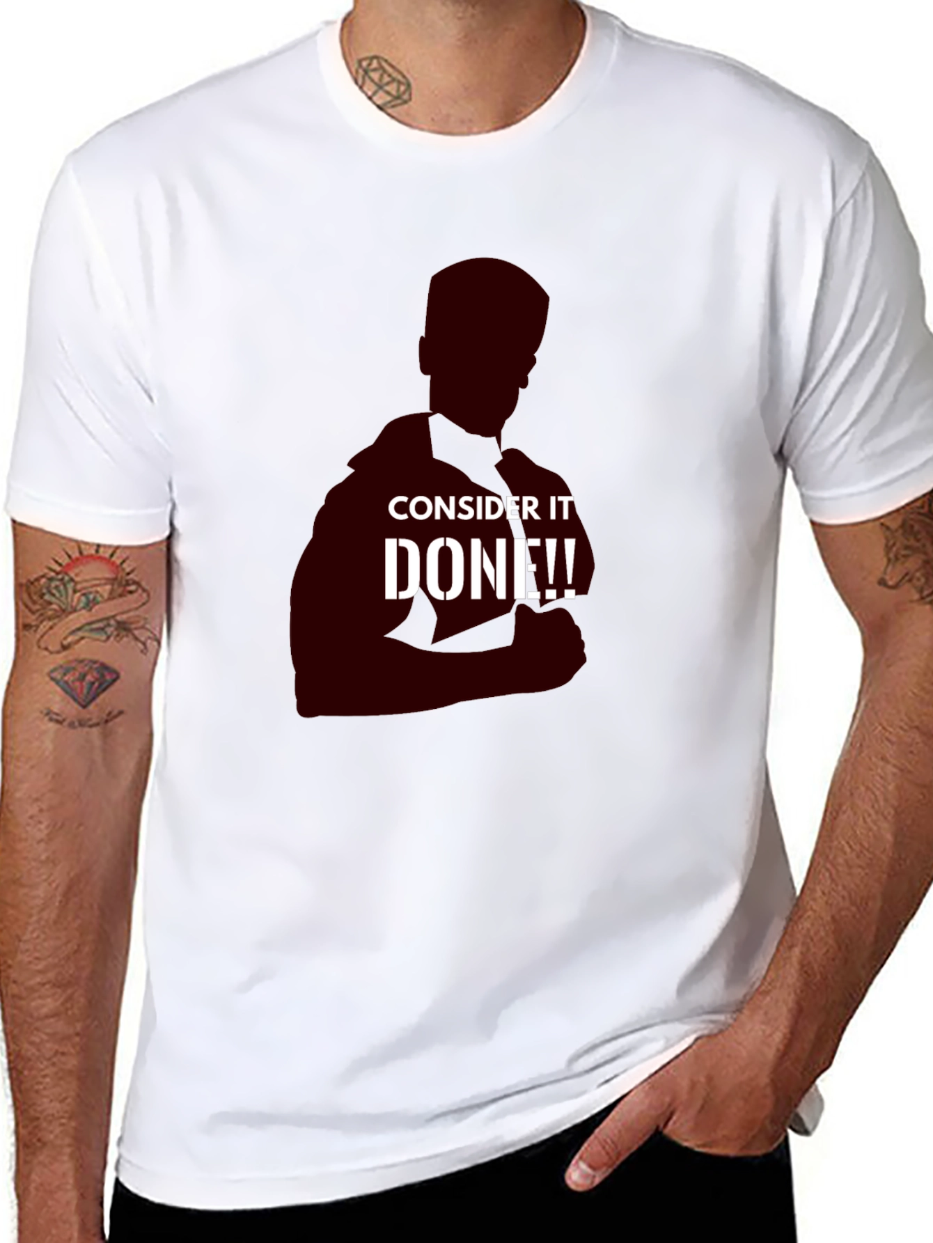 Consider It Done Graphic Tee - Confident Style
