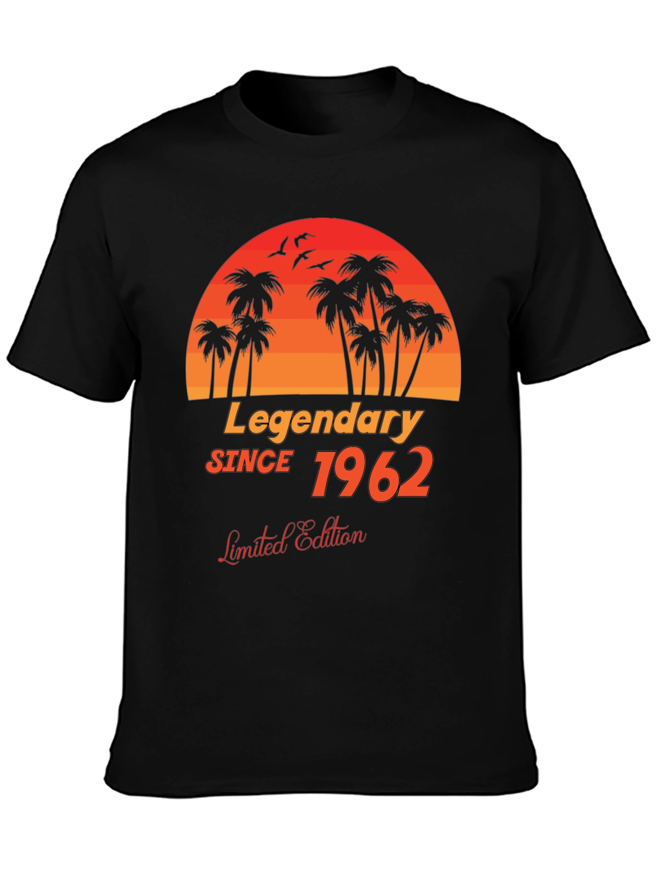 Legendary Since 1962 Sunset Palm Tree T-Shirt