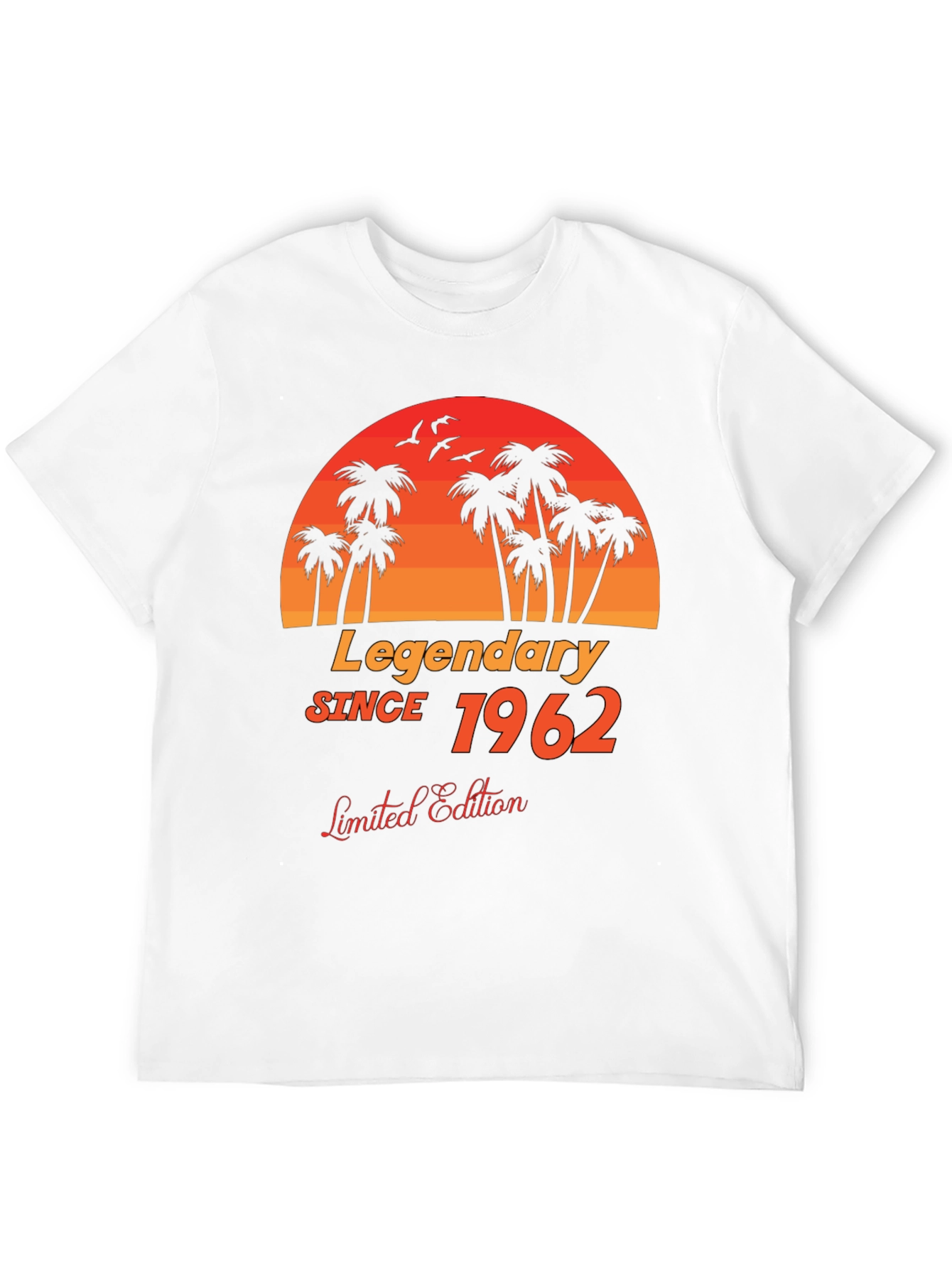 Legendary Since 1962 Sunset Palm Tree T-Shirt