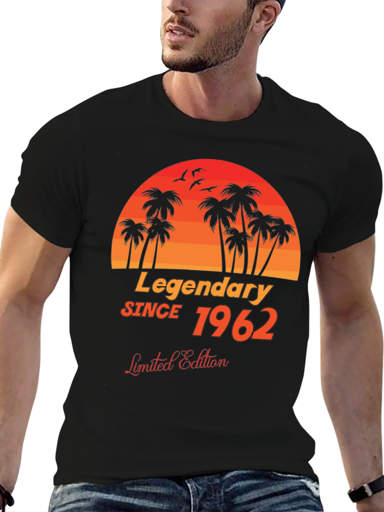 Legendary Since 1962 Sunset Palm Tree T-Shirt