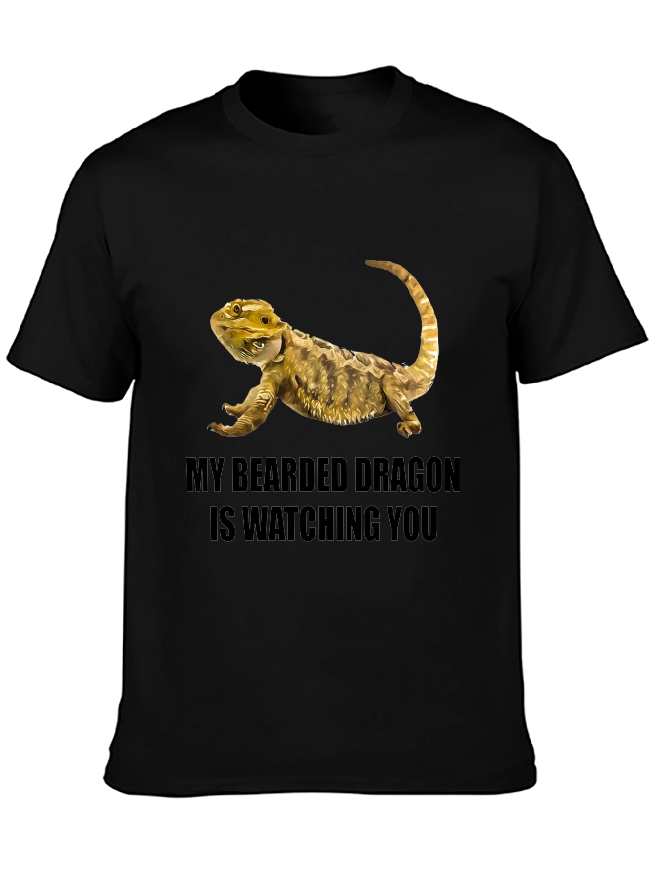 Bearded Dragon Watching You T-Shirt