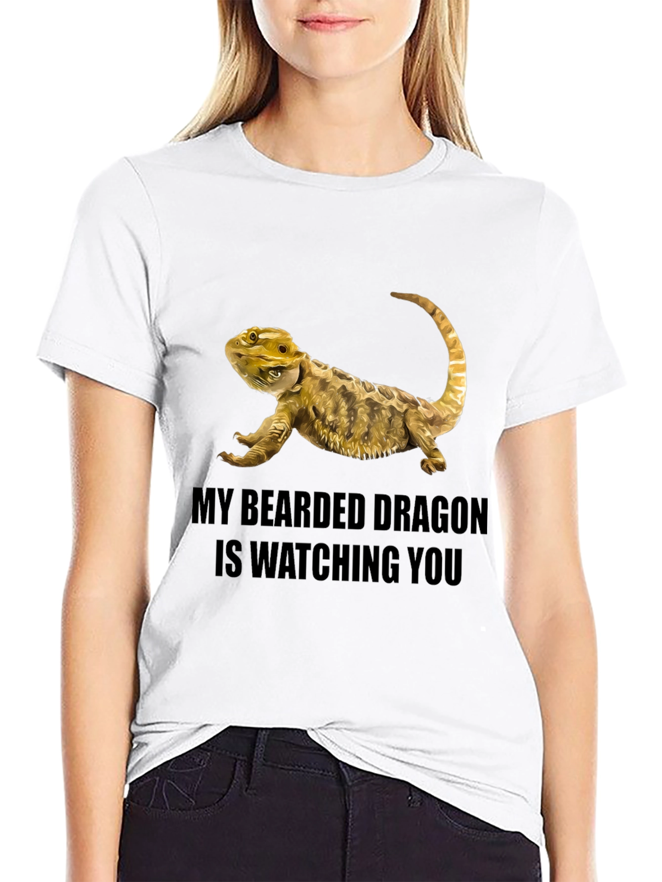 Bearded Dragon Watching You T-Shirt