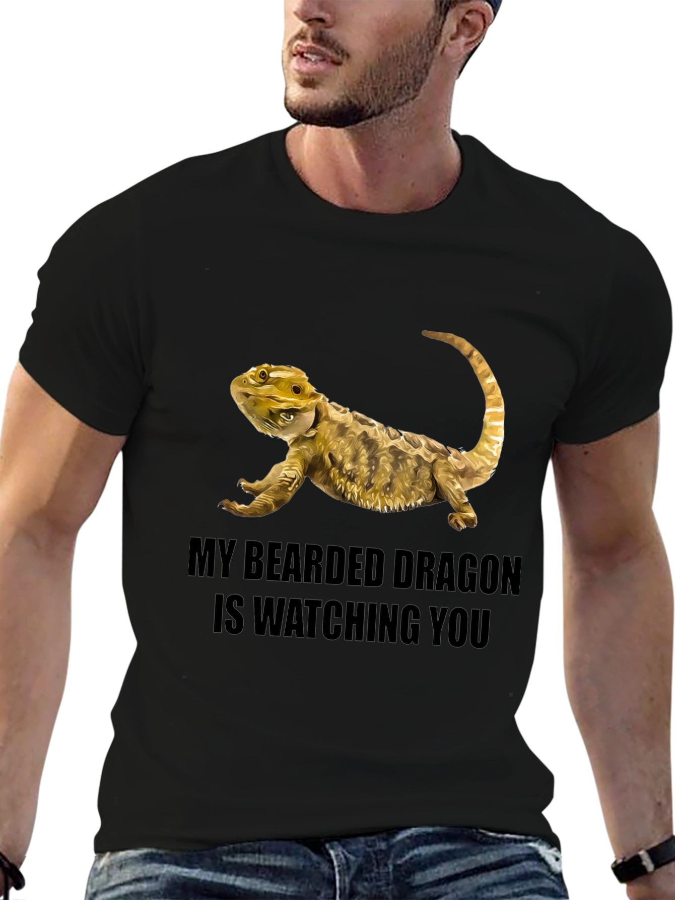 Bearded Dragon Watching You T-Shirt