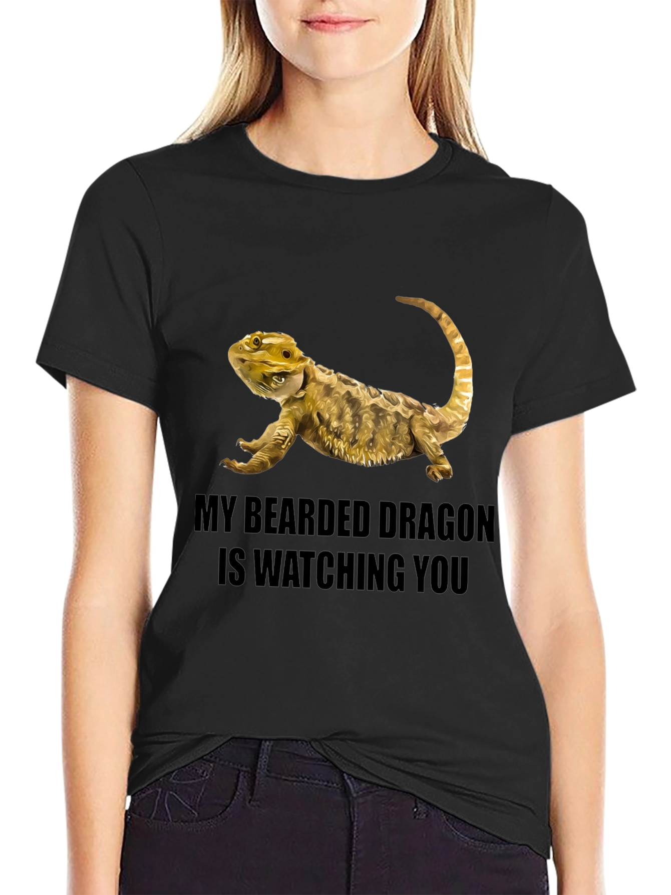 Bearded Dragon Watching You T-Shirt