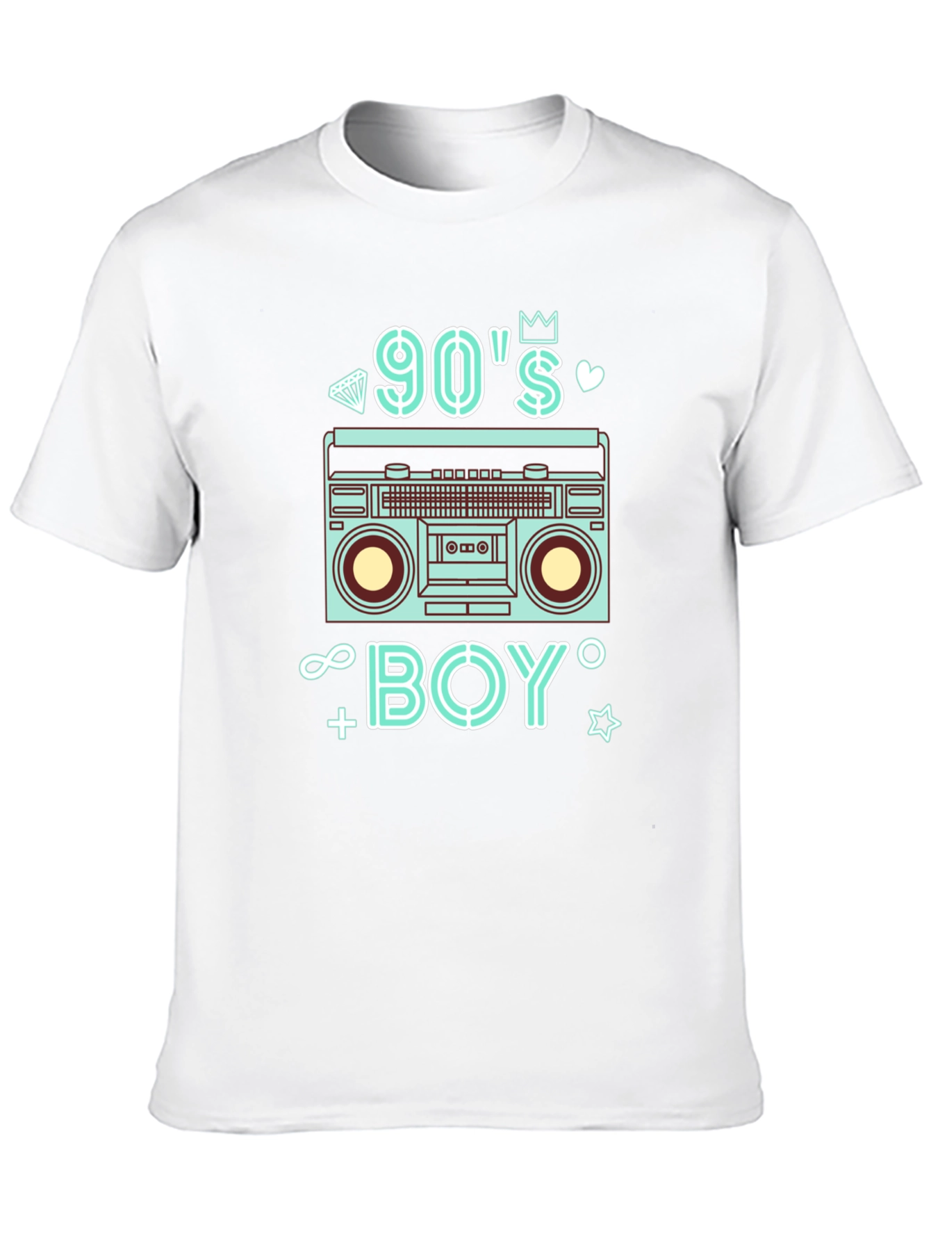 90s Boy Black Graphic Tee