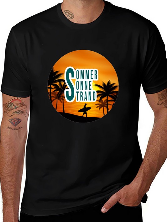 Summer Beach Graphic T-Shirt