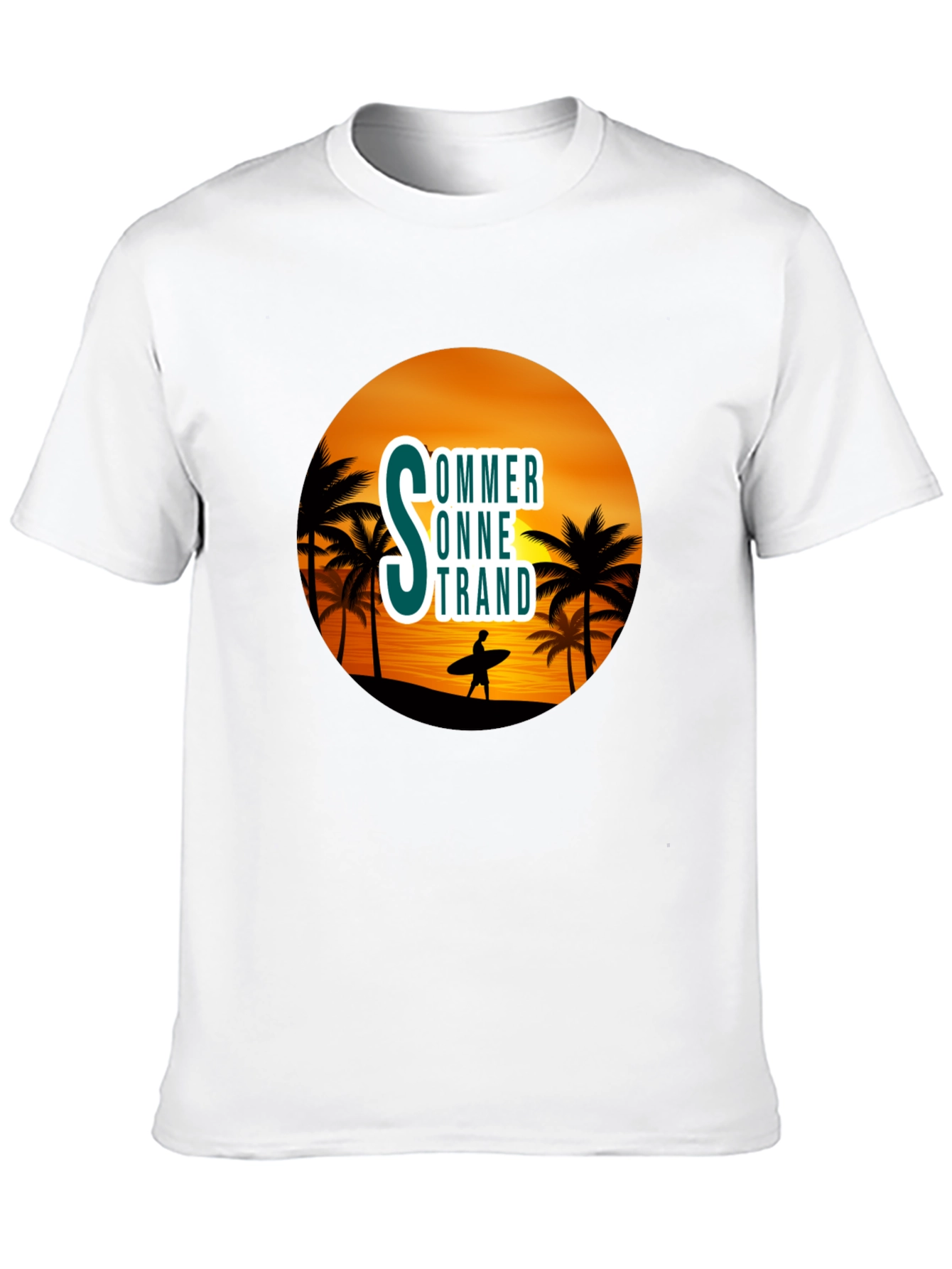 Summer Beach Graphic T-Shirt