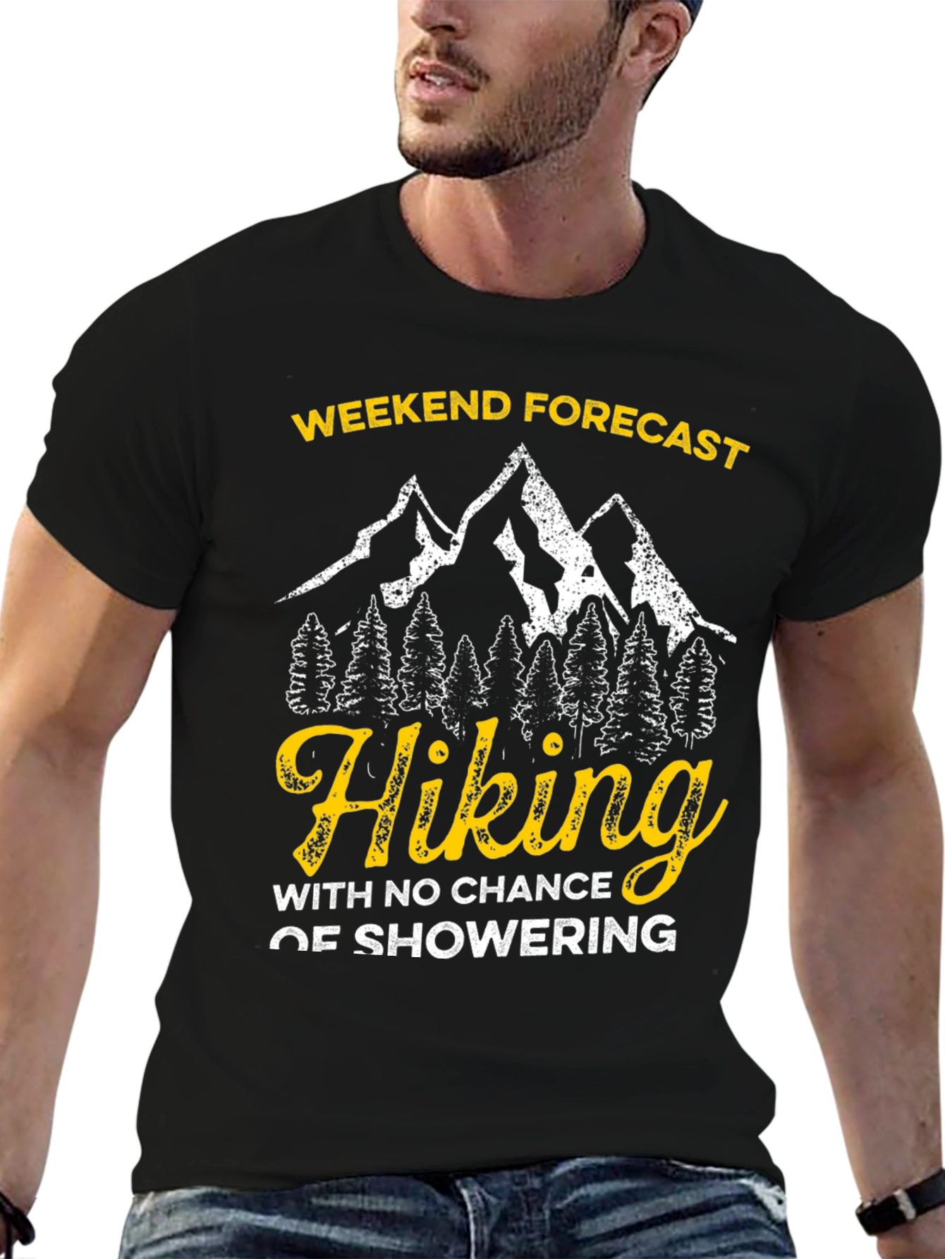 Hiking Weekend Forecast Graphic Tee