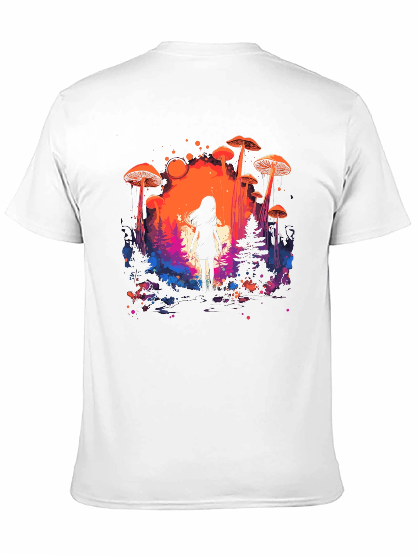 Mystical Mushroom Forest Graphic Tee