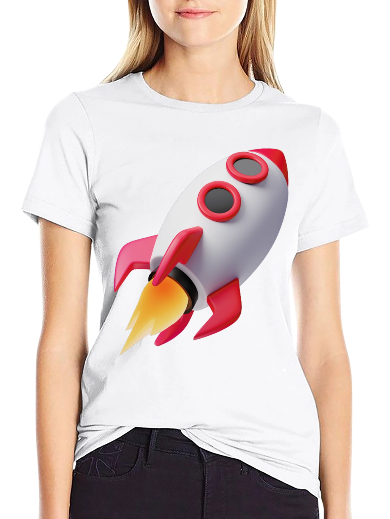 Rocket Graphic Tee - Blast Off in Style!