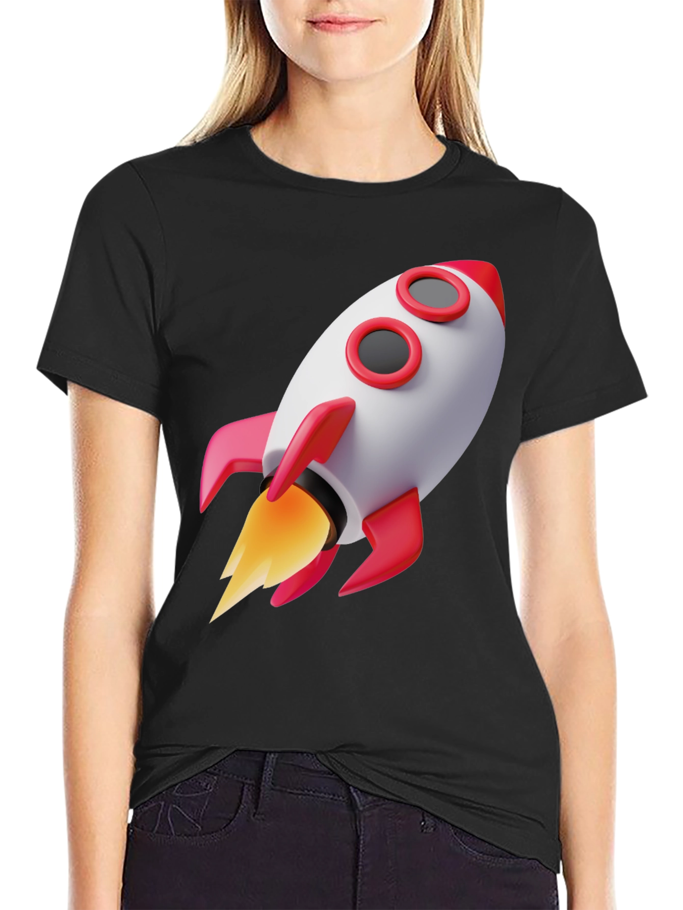 Rocket Graphic Tee - Blast Off in Style!