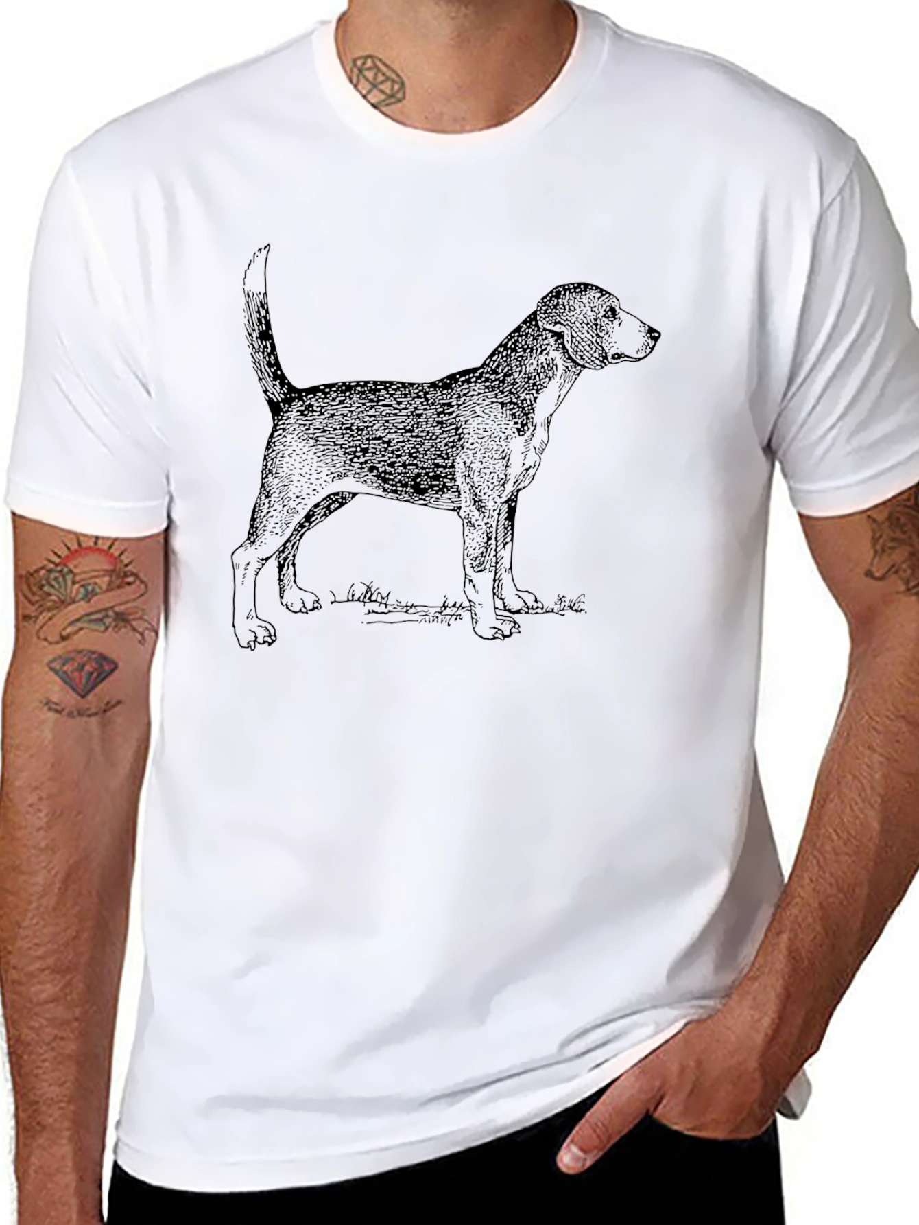 Black Dog Graphic Tee