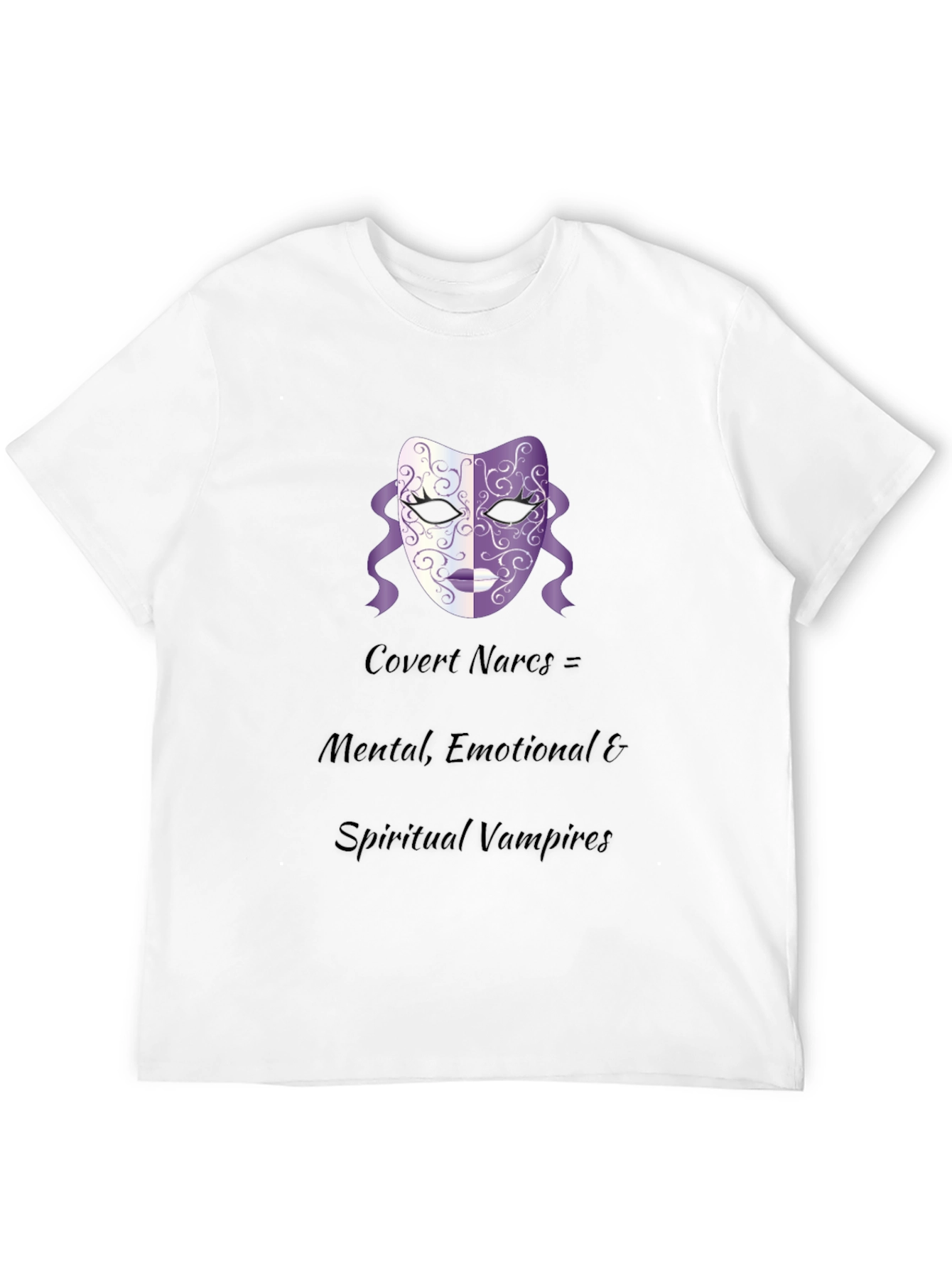 Covert Narcs Vampire Mask Black T-Shirt