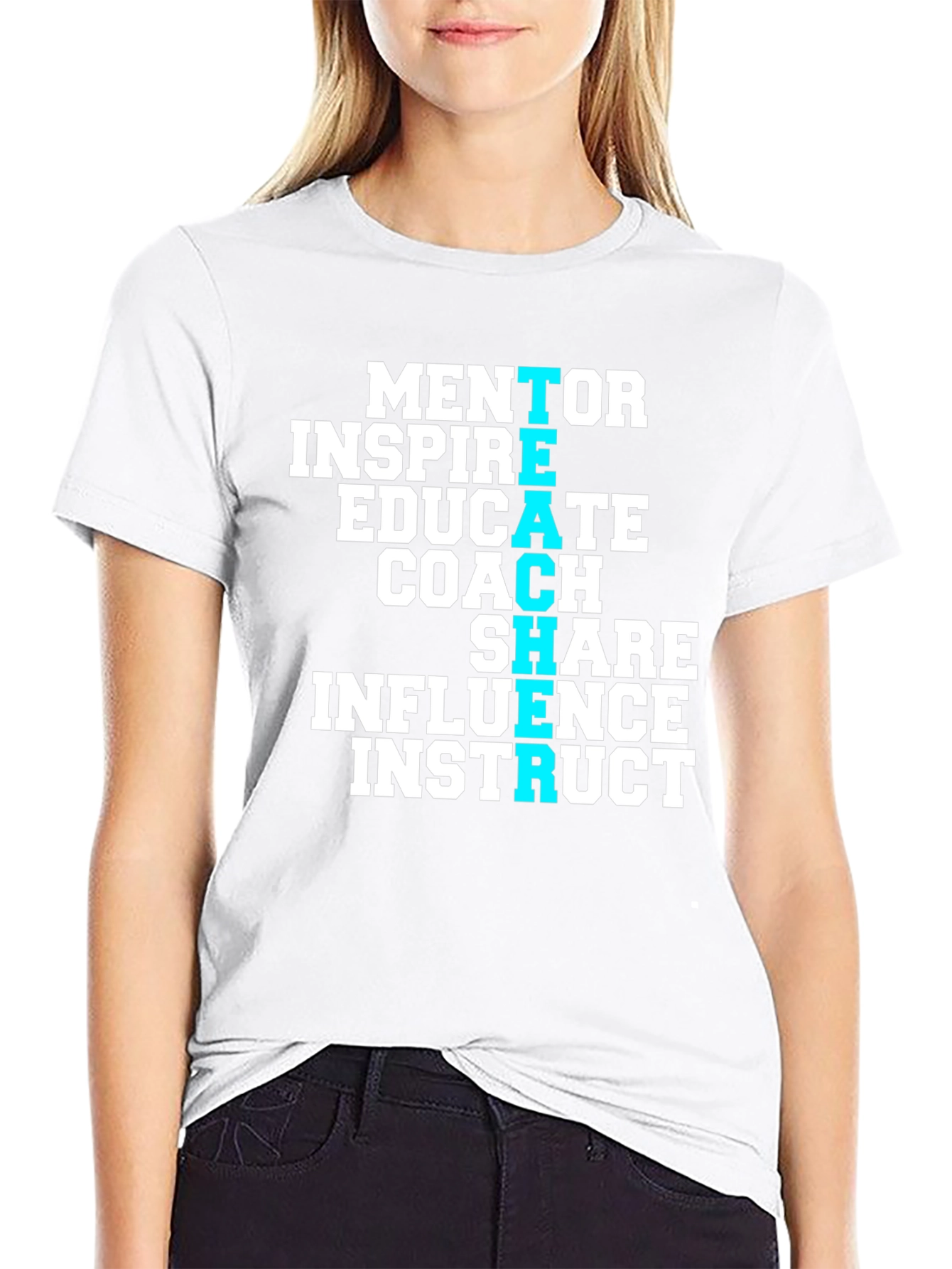 Teacher Mentor Inspire Graphic T-Shirt