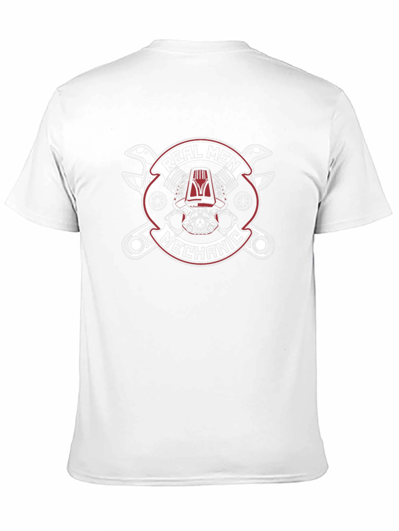 Real Men Mechanic Black T-Shirt