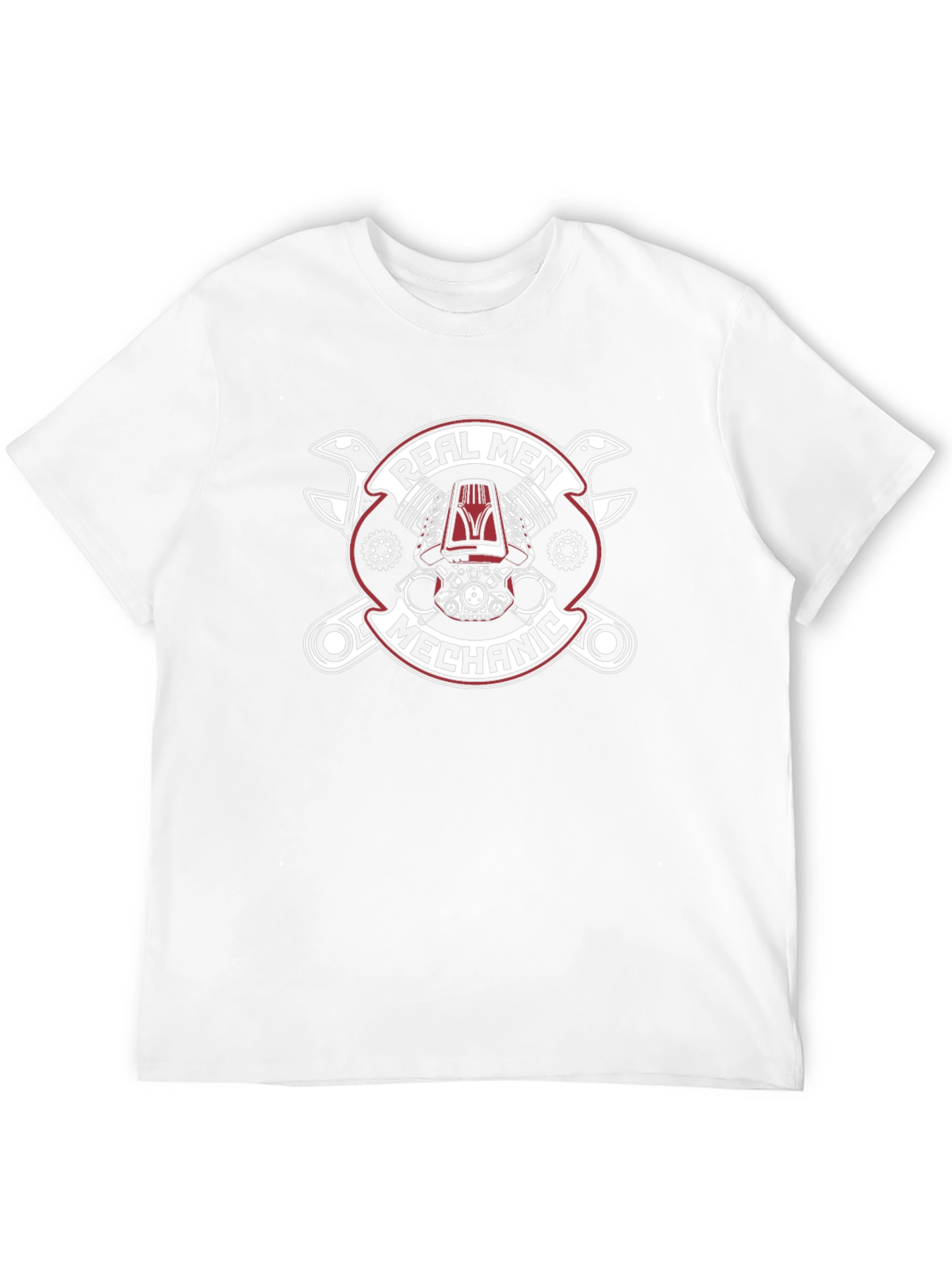 Real Men Mechanic Black T-Shirt
