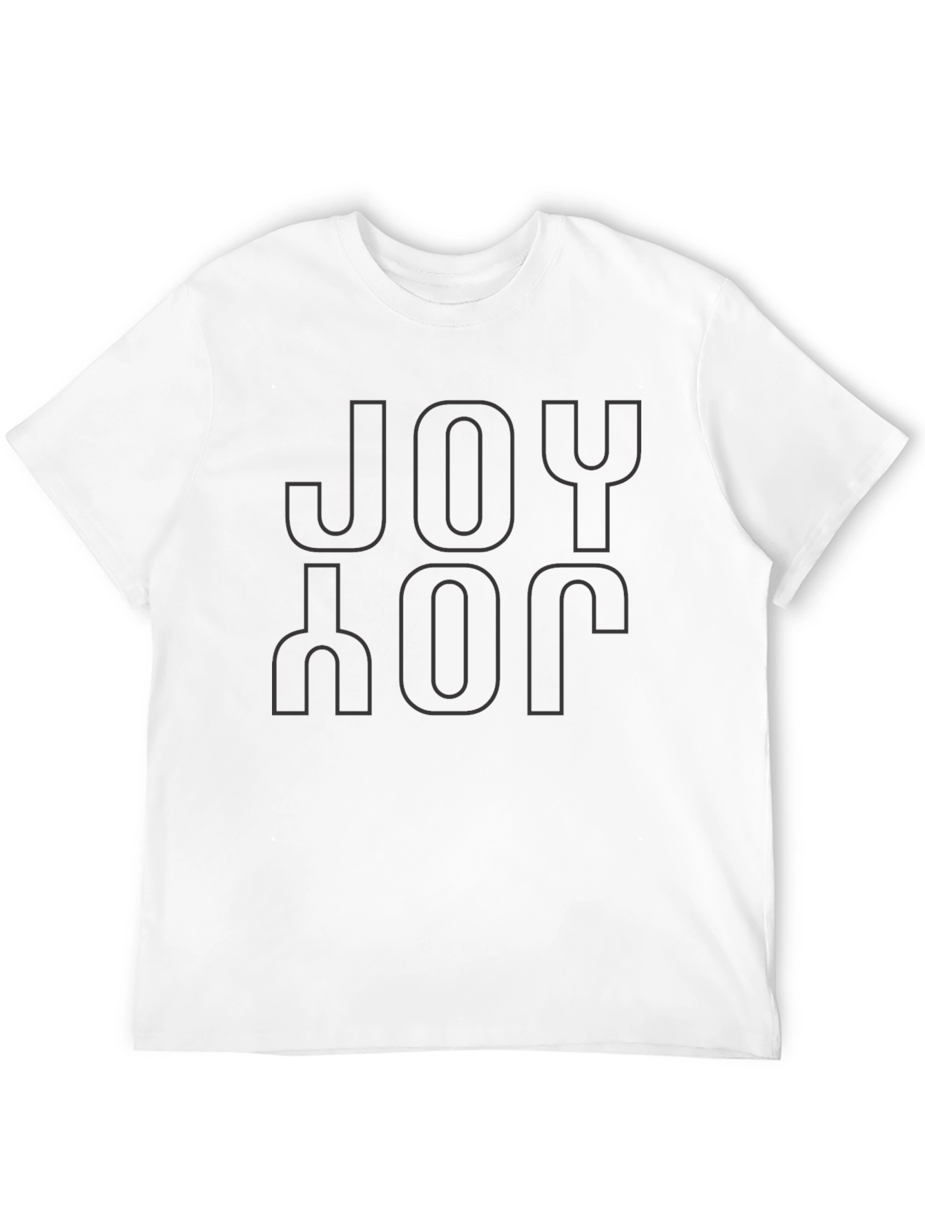 JOY Graphic Print Crew Neck T-Shirt
