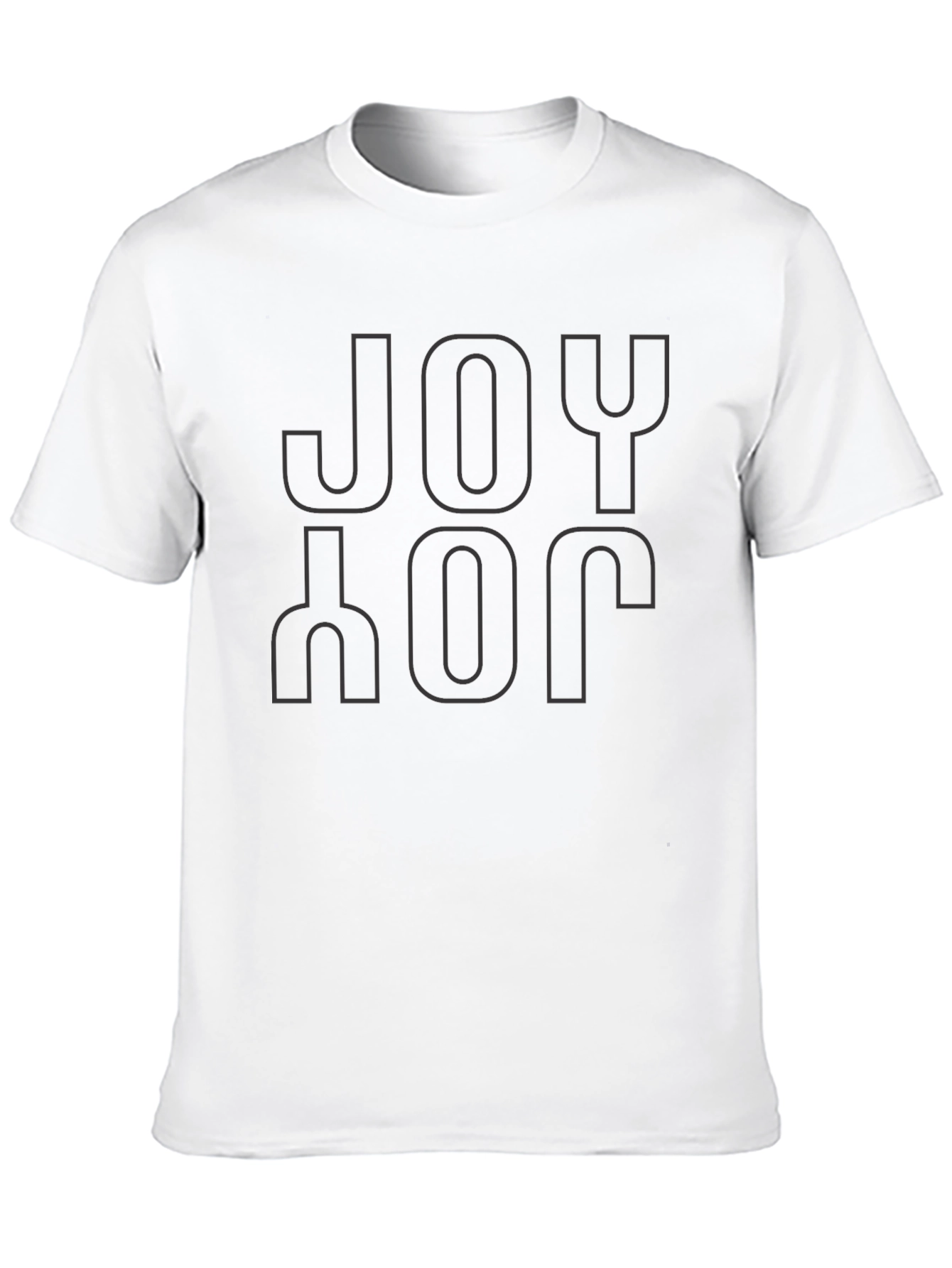 JOY Graphic Print Crew Neck T-Shirt