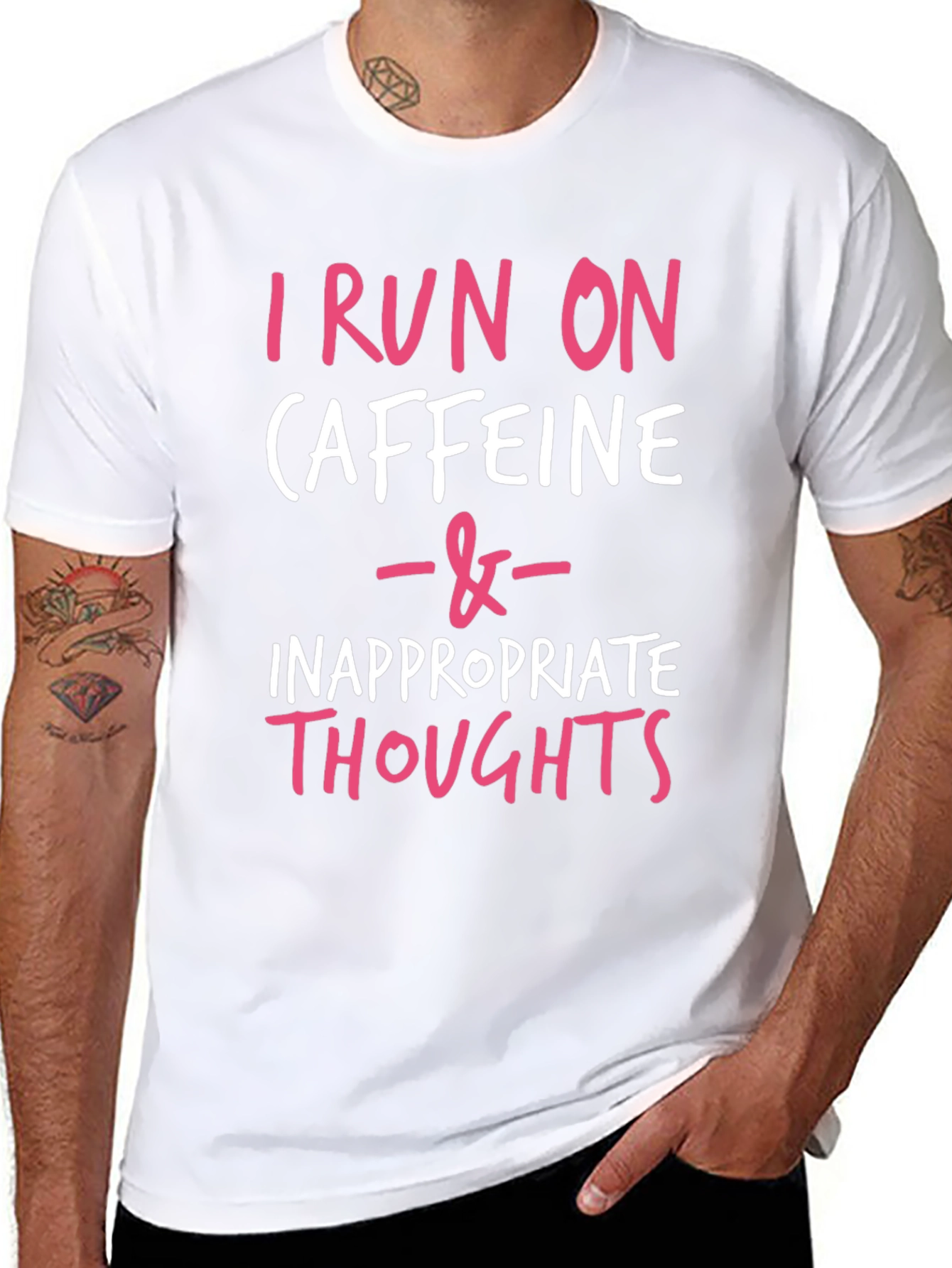I Run on Caffeine & Inappropriate Thoughts Tee