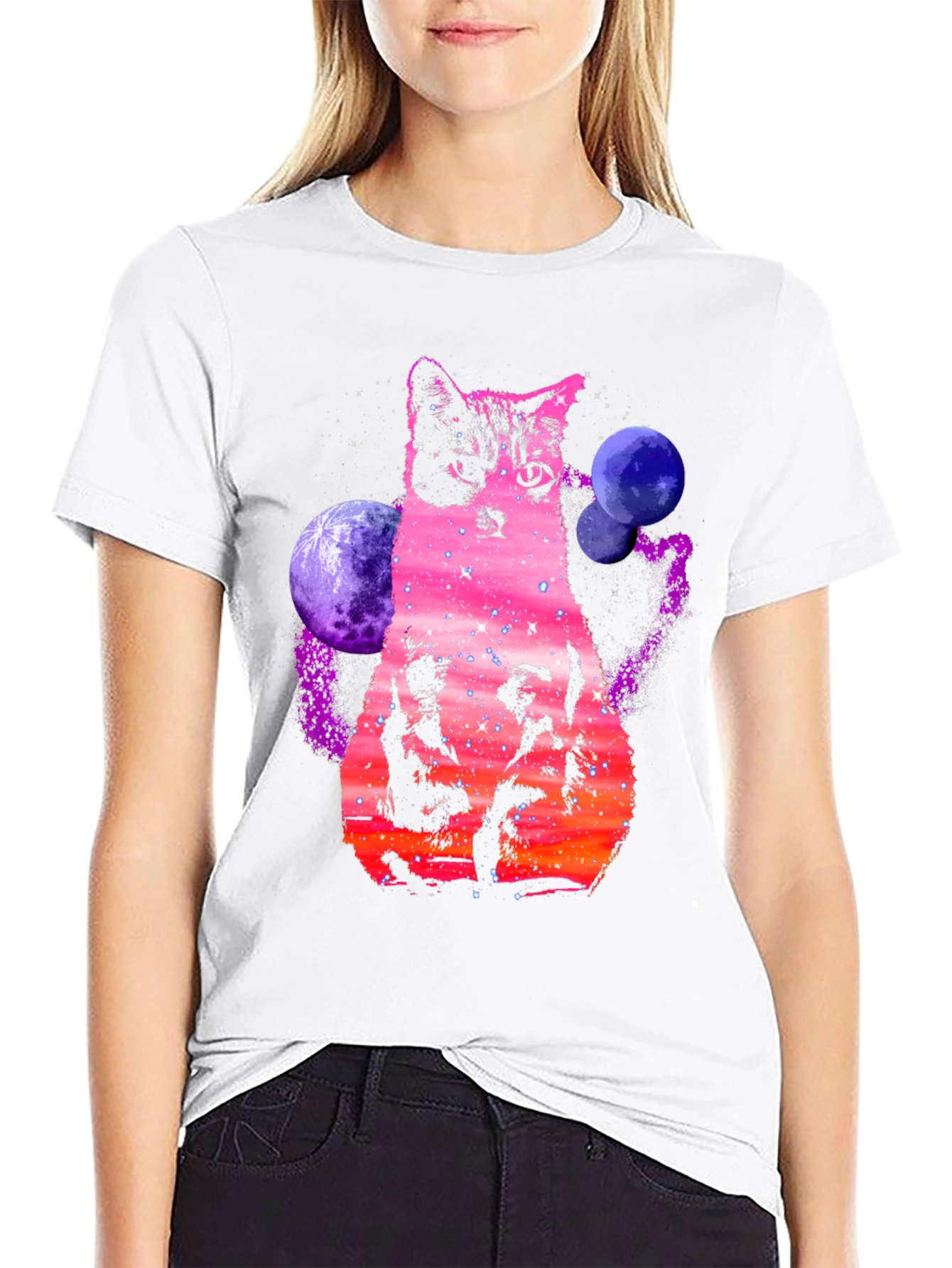 Galaxy Cat T-Shirt - Space Kitten Tee