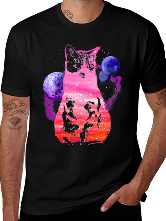 Galaxy Cat T-Shirt - Space Kitten Tee