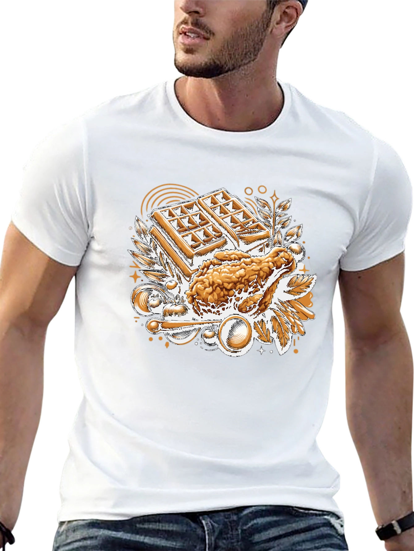 Chicken & Waffles Graphic Tee