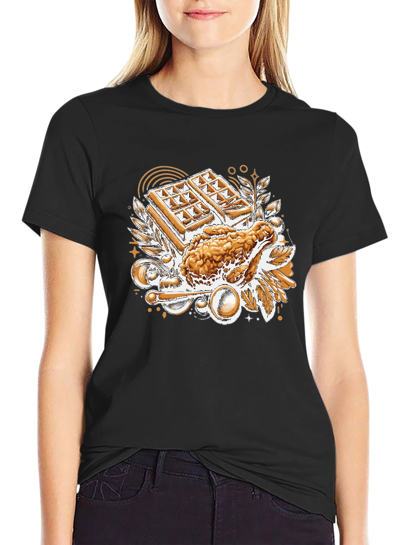 Chicken & Waffles Graphic Tee