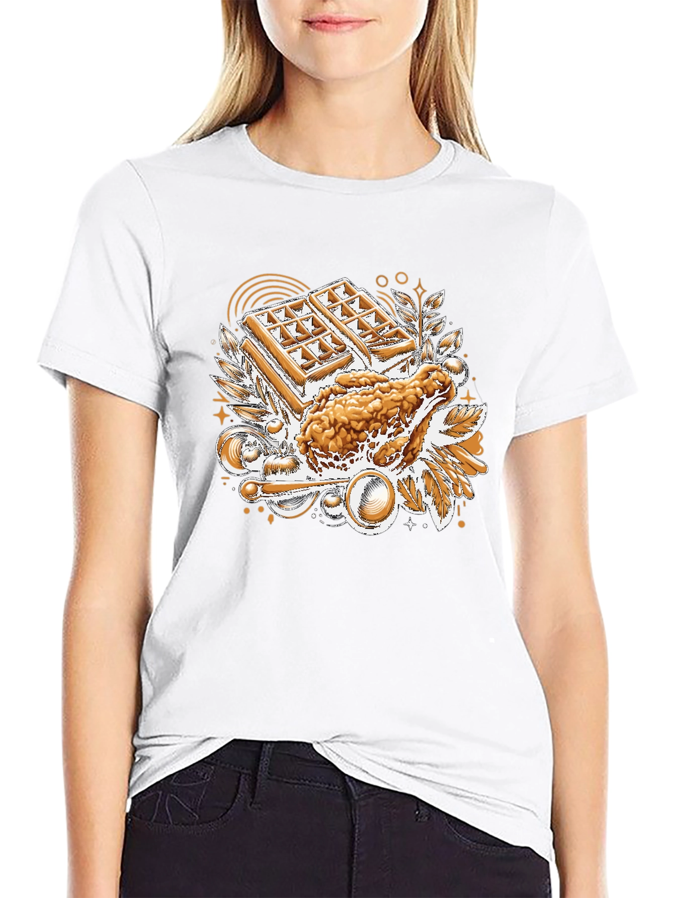 Chicken & Waffles Graphic Tee
