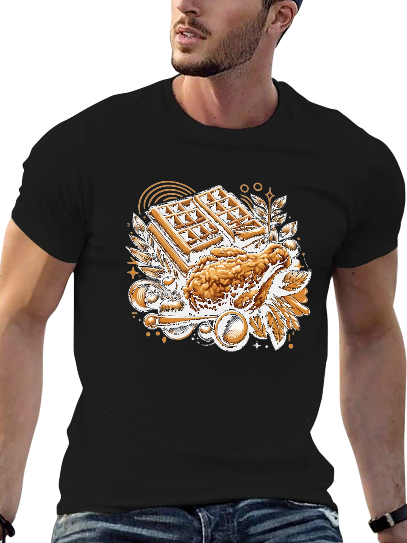 Chicken & Waffles Graphic Tee