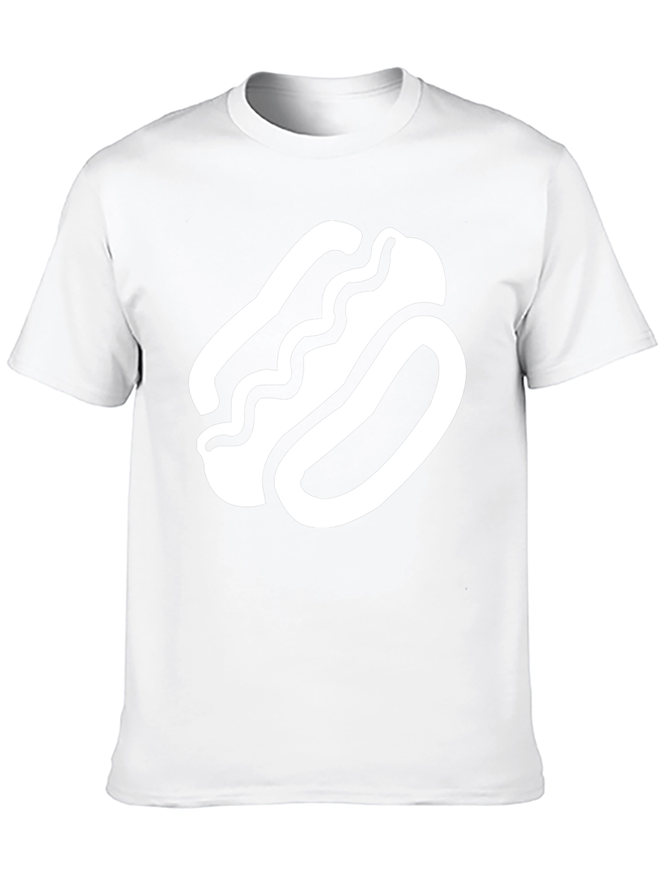 Hot Dog Graphic T-Shirt - Unisex Black Tee