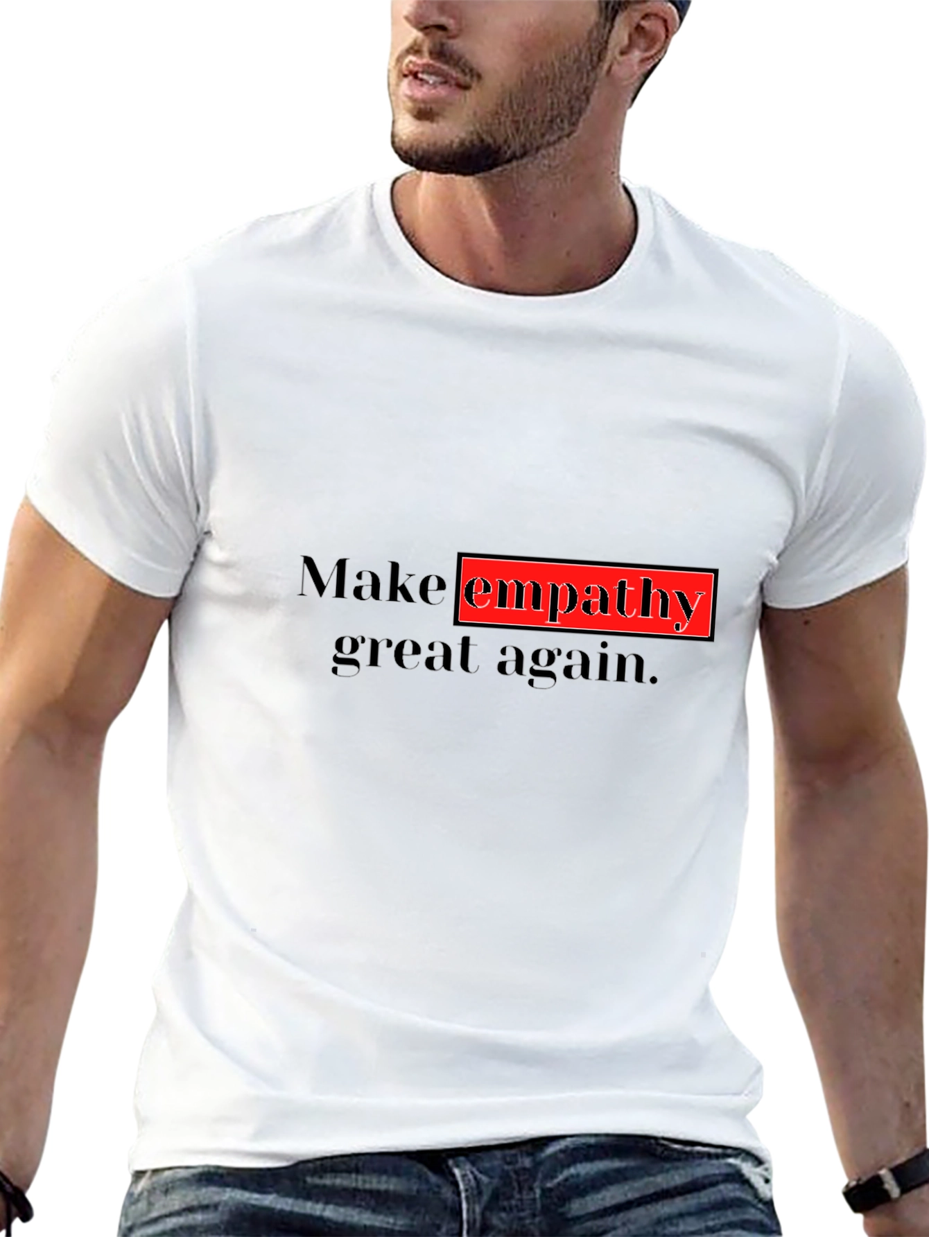 Make Empathy Great Again Black T-Shirt
