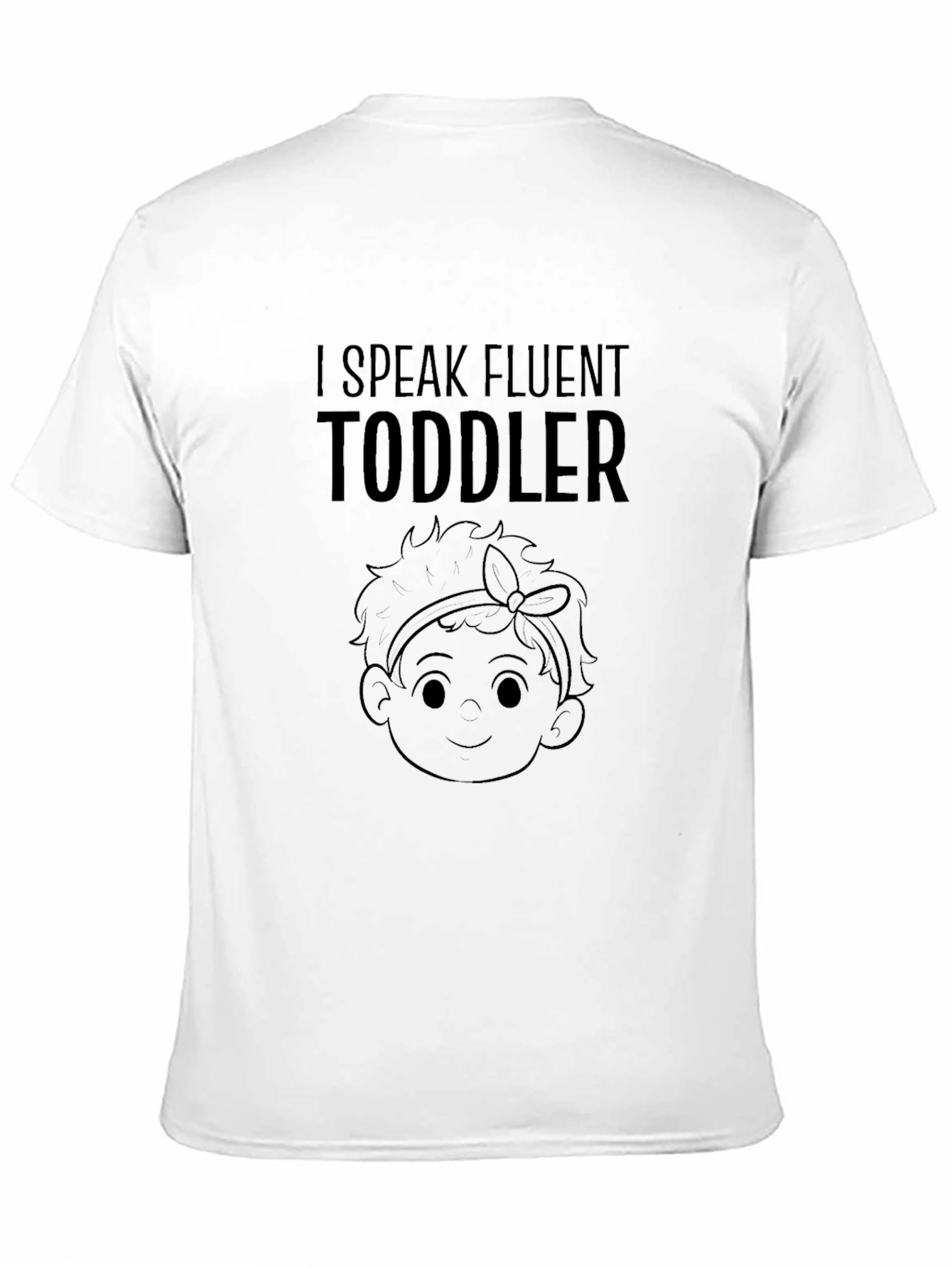 I Speak Fluent Toddler Black T-Shirt