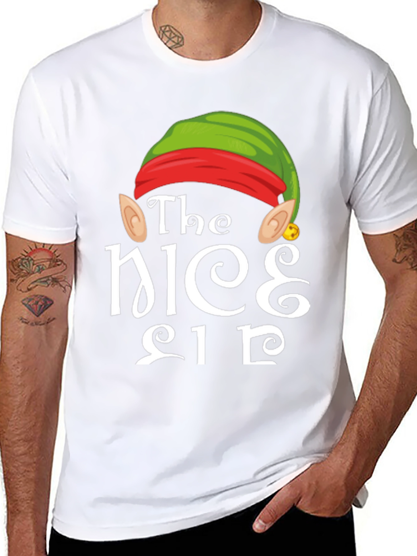 Nice Elf Holiday T-Shirt