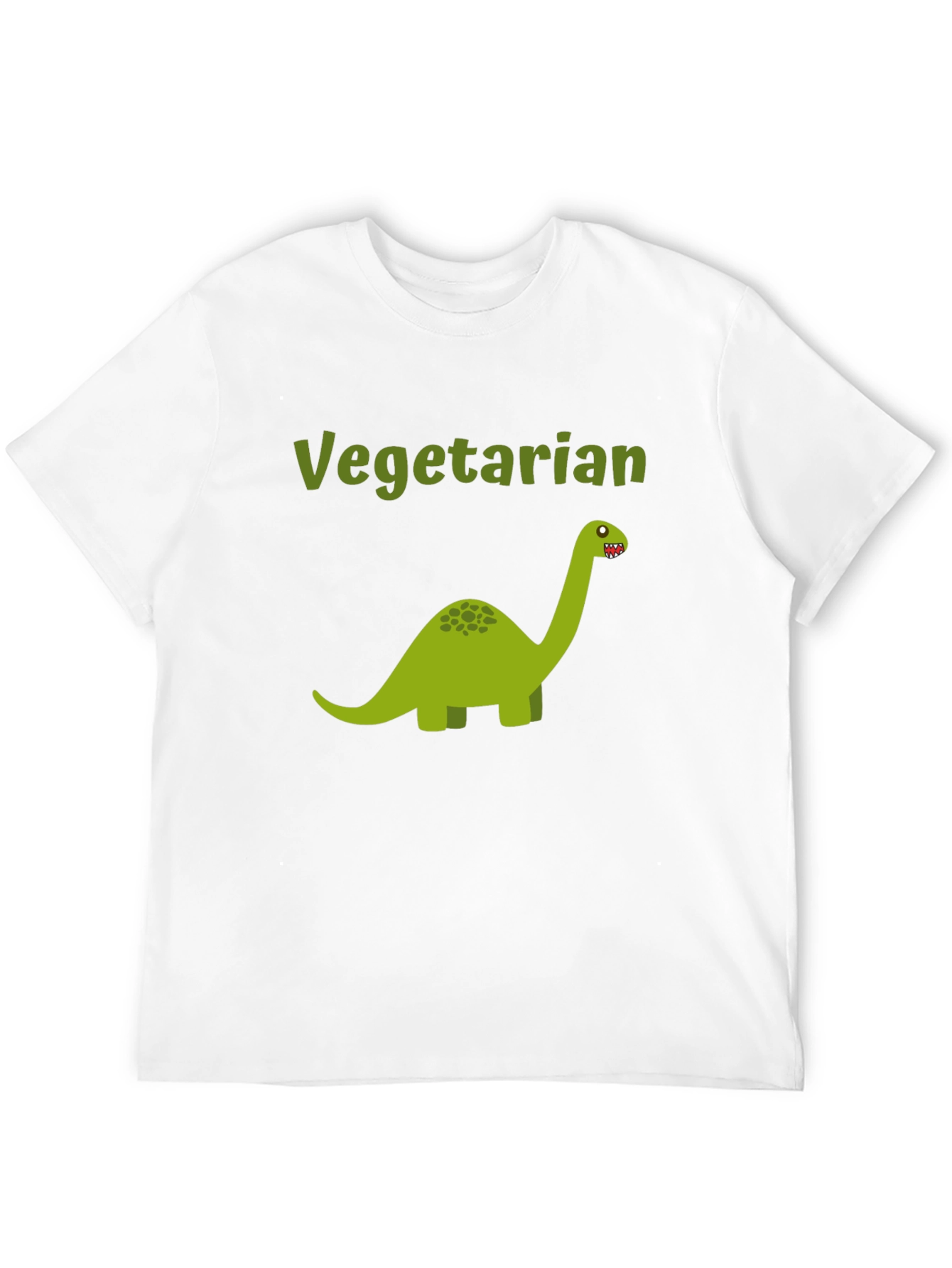 Vegetarian Dinosaur Graphic T-Shirt