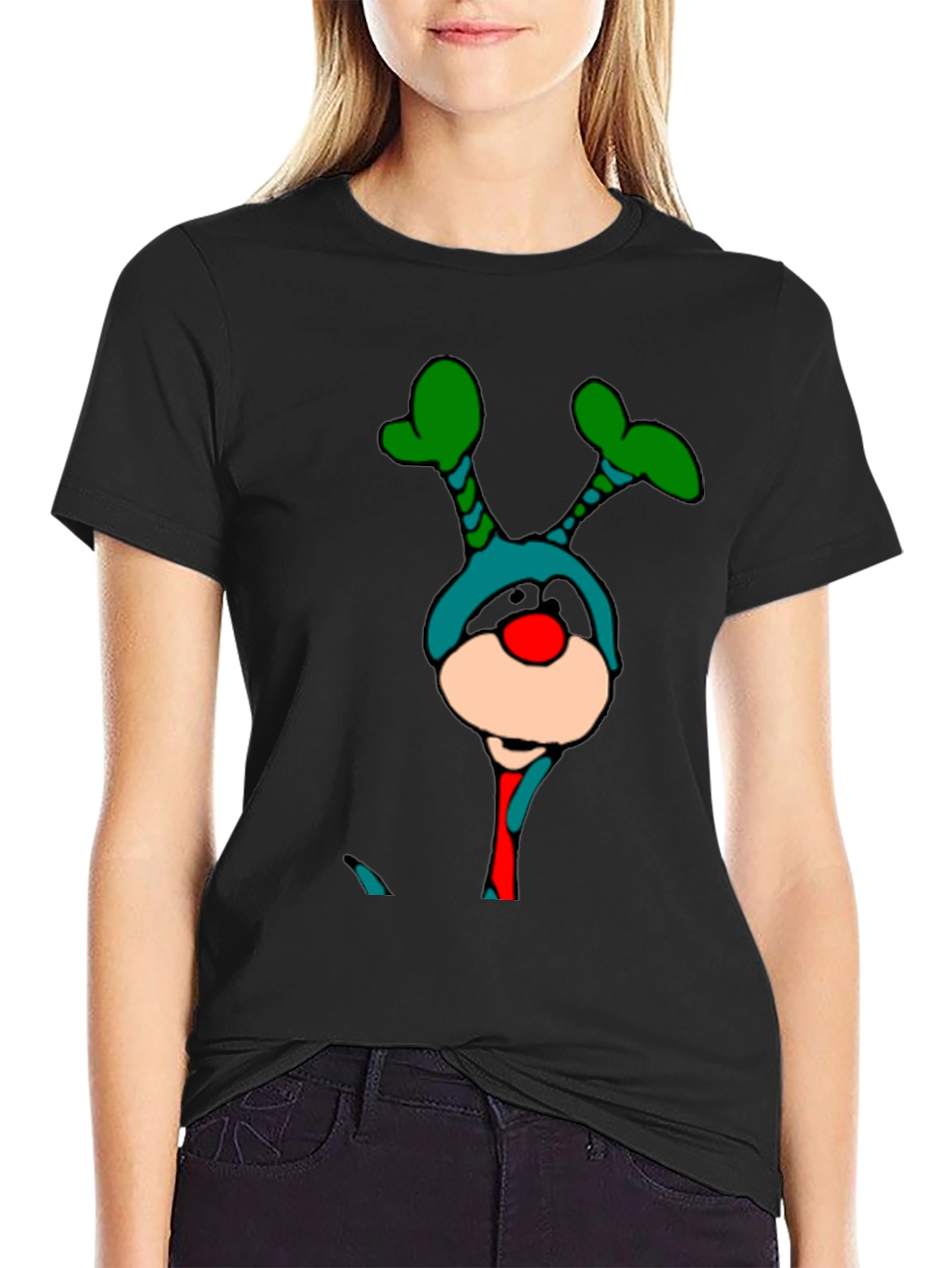 Festive Cartoon Character T-Shirt