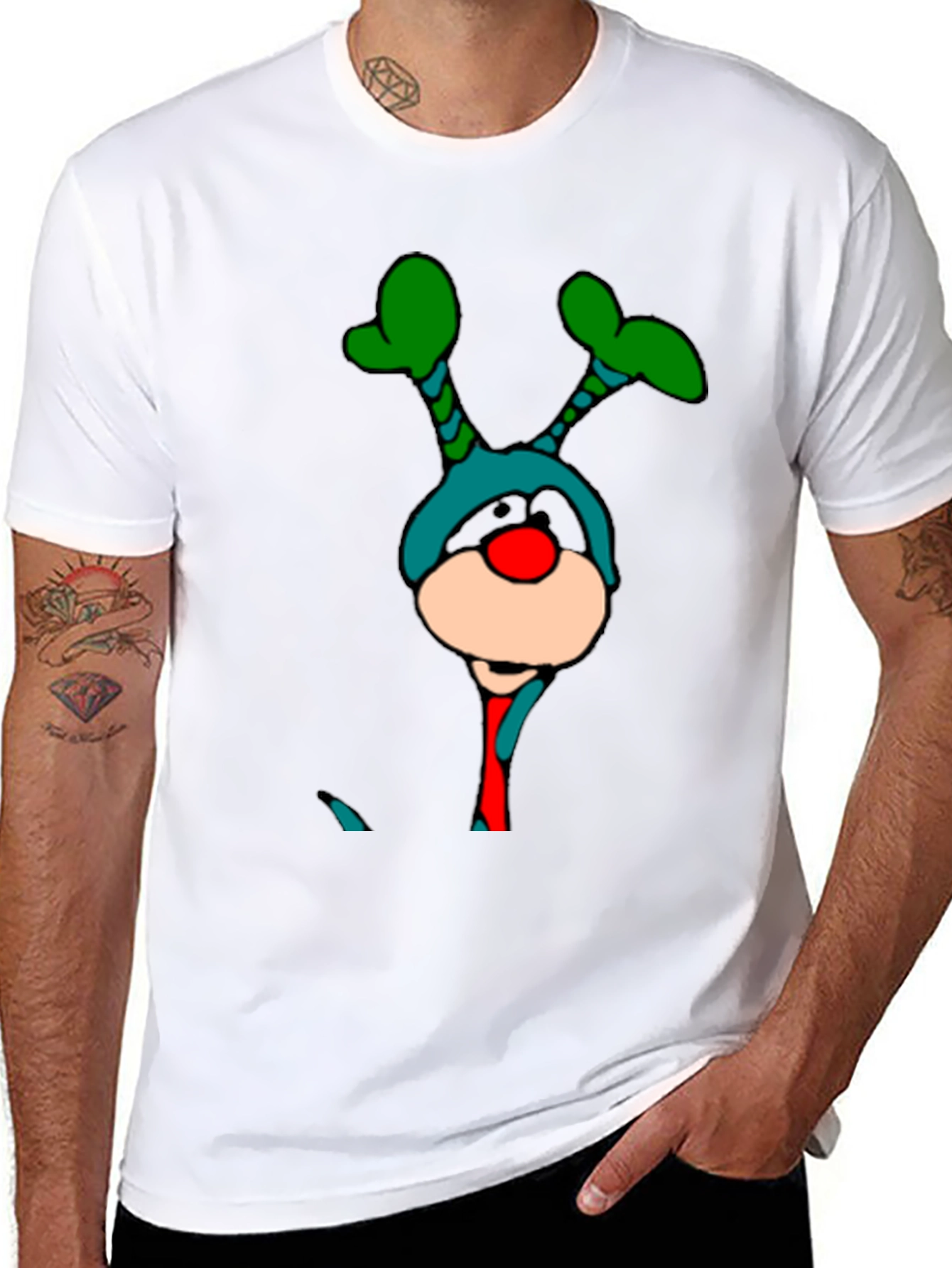 Festive Cartoon Character T-Shirt