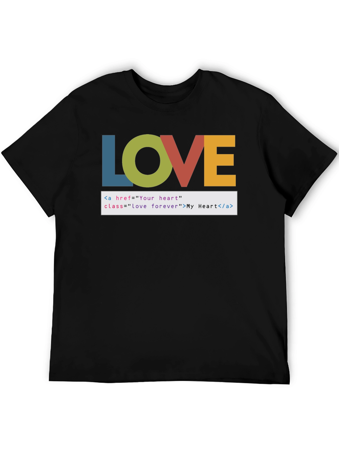 Coding Love T-Shirt - HTML Heart