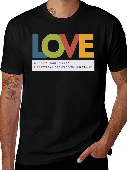 Coding Love T-Shirt - HTML Heart