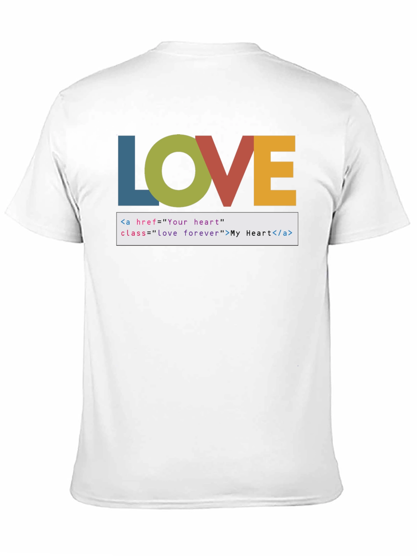 Coding Love T-Shirt - HTML Heart