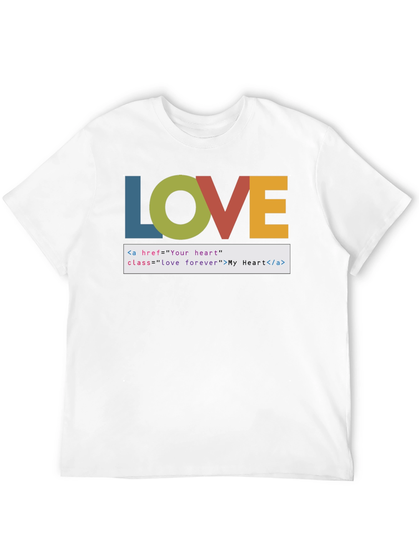 Coding Love T-Shirt - HTML Heart