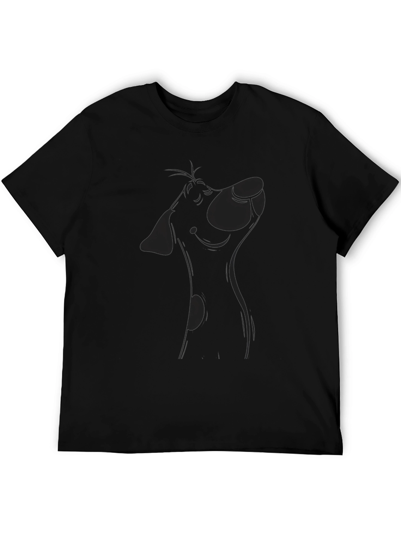 Black Dog Graphic Tee - Casual Comfort