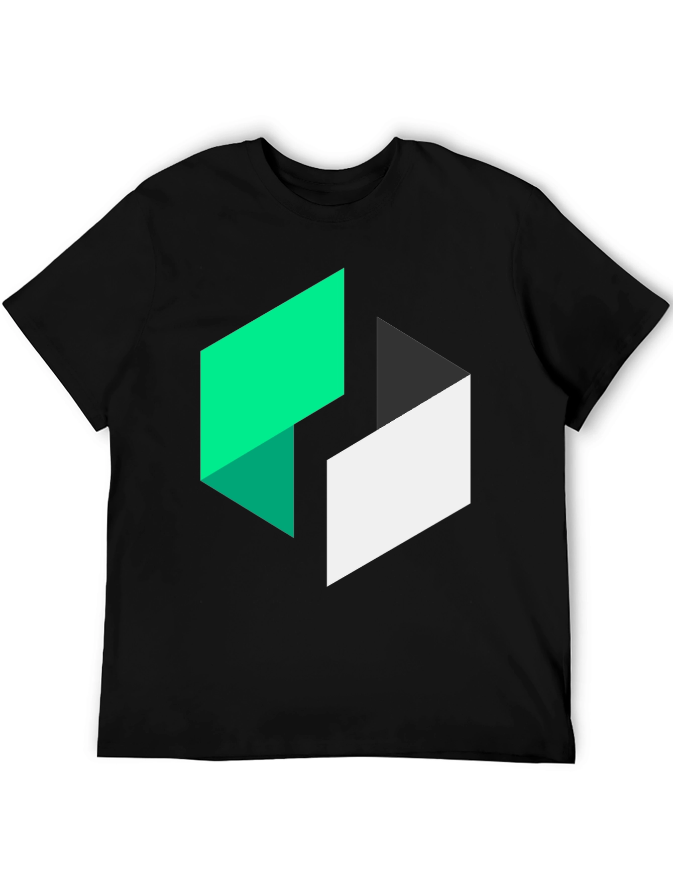 Geometric Graphic Tee - Modern Design
