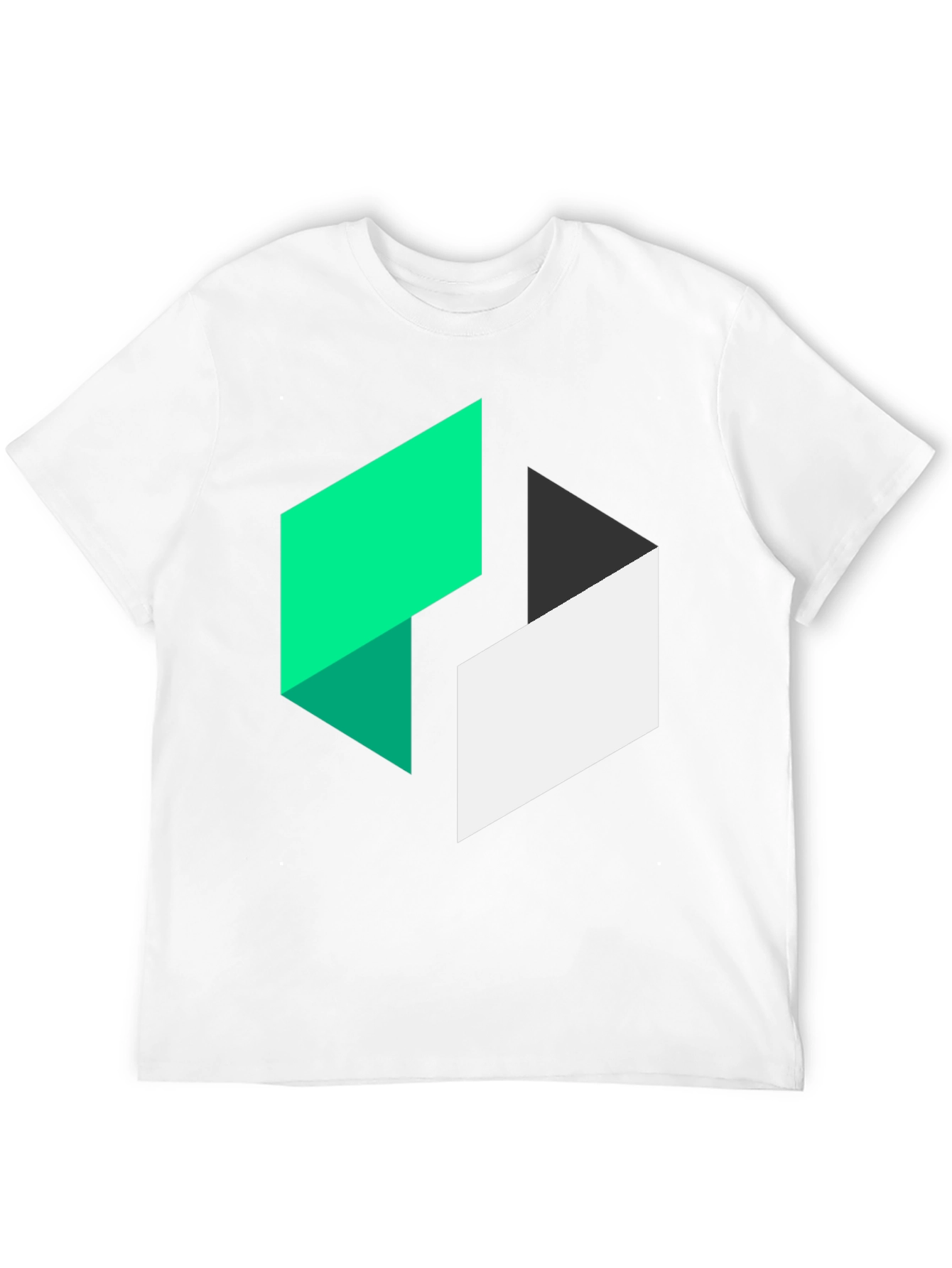 Geometric Graphic Tee - Modern Design