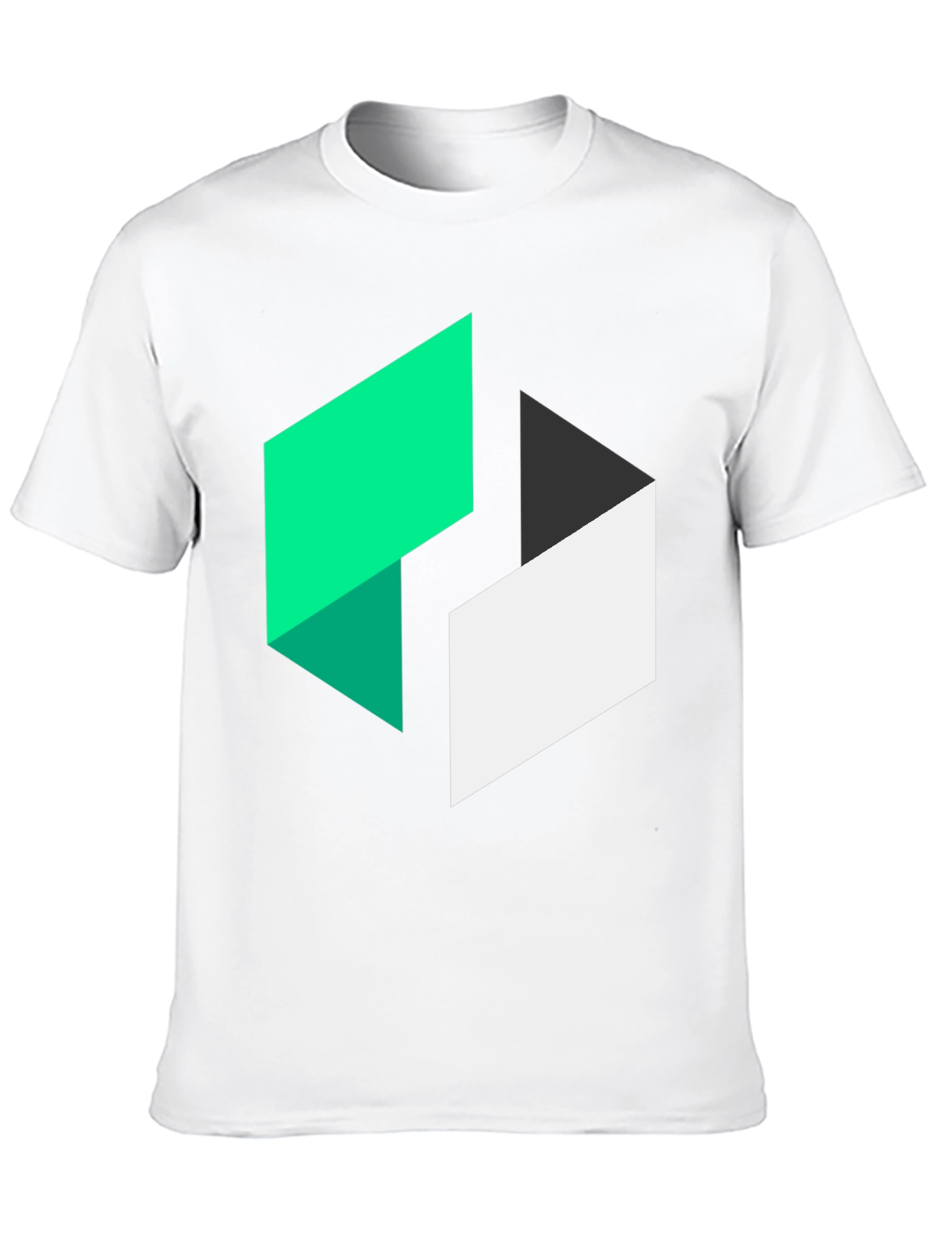 Geometric Graphic Tee - Modern Design