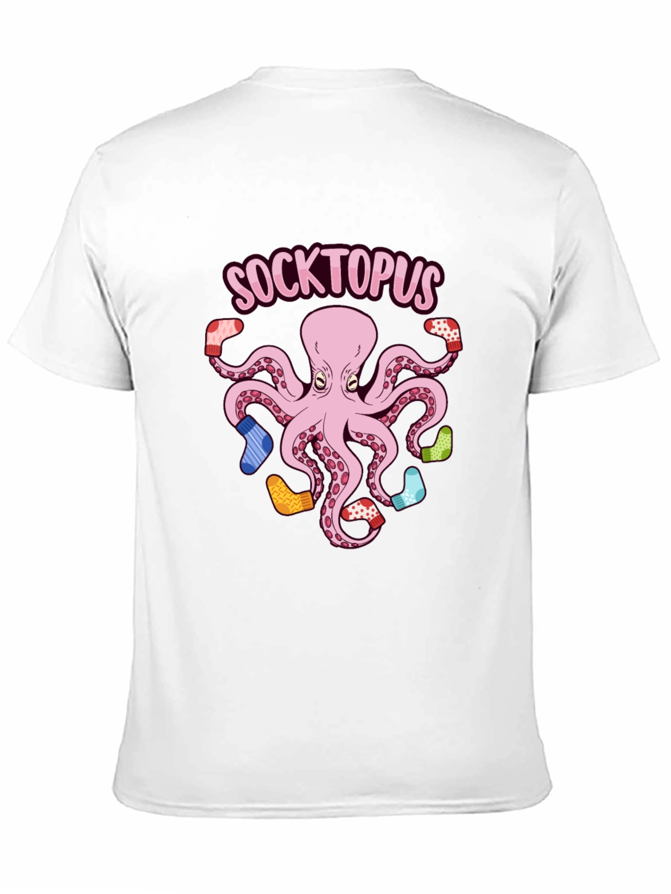 Socktopus Graphic T-Shirt - Funny Octopus Tee
