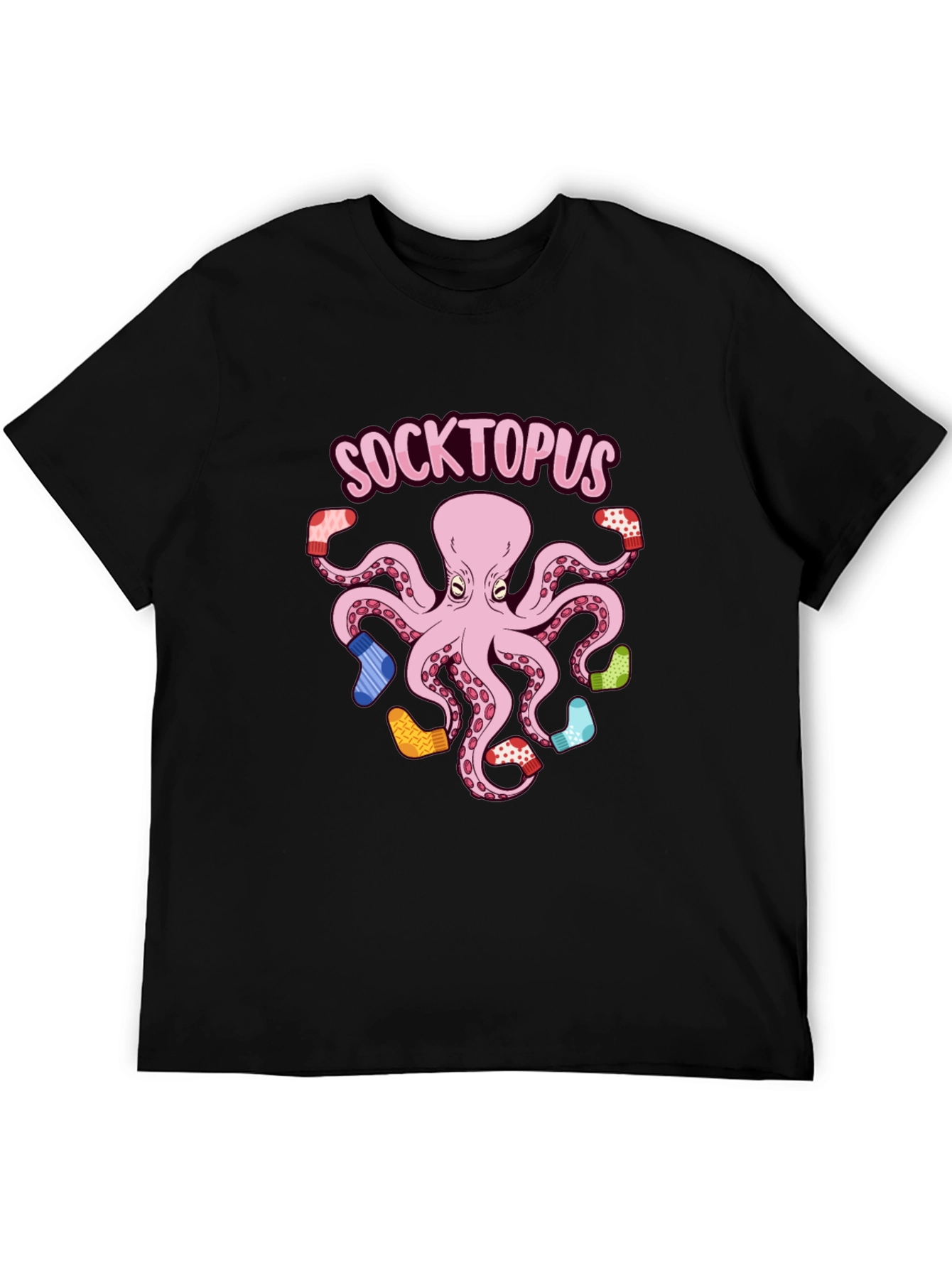Socktopus Graphic T-Shirt - Funny Octopus Tee
