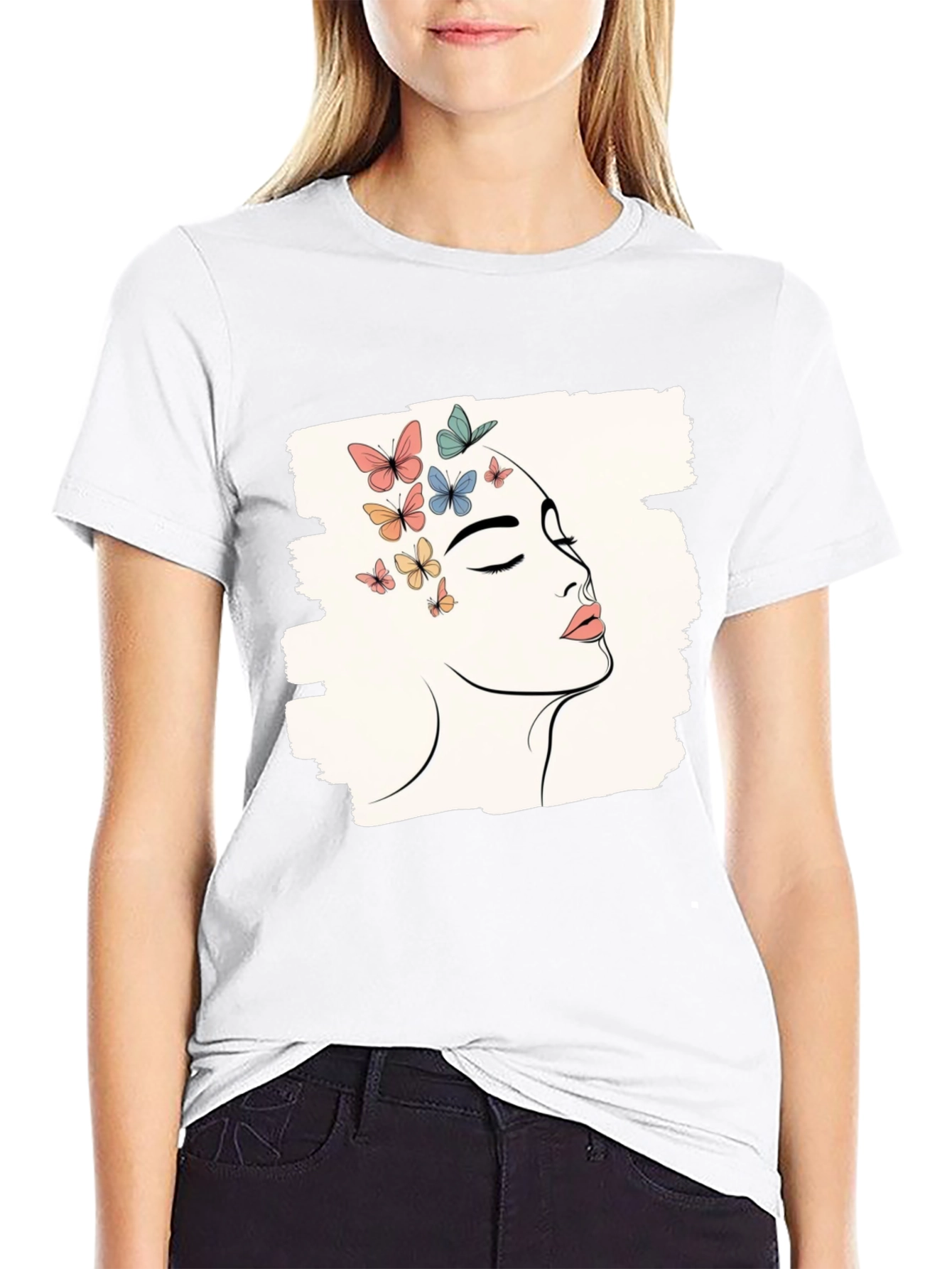 Butterfly Mind T-Shirt - Artistic Graphic Tee