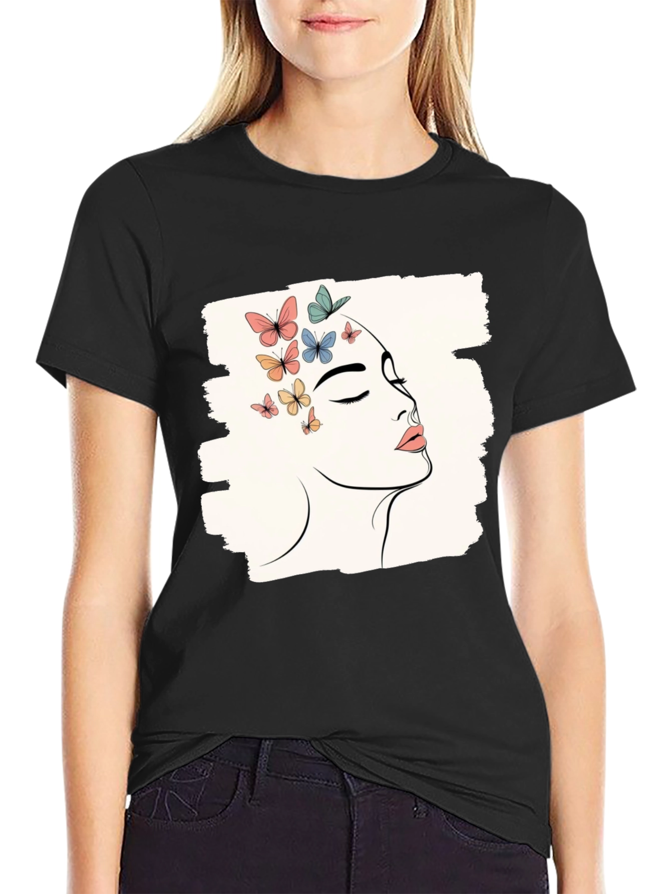 Butterfly Mind T-Shirt - Artistic Graphic Tee