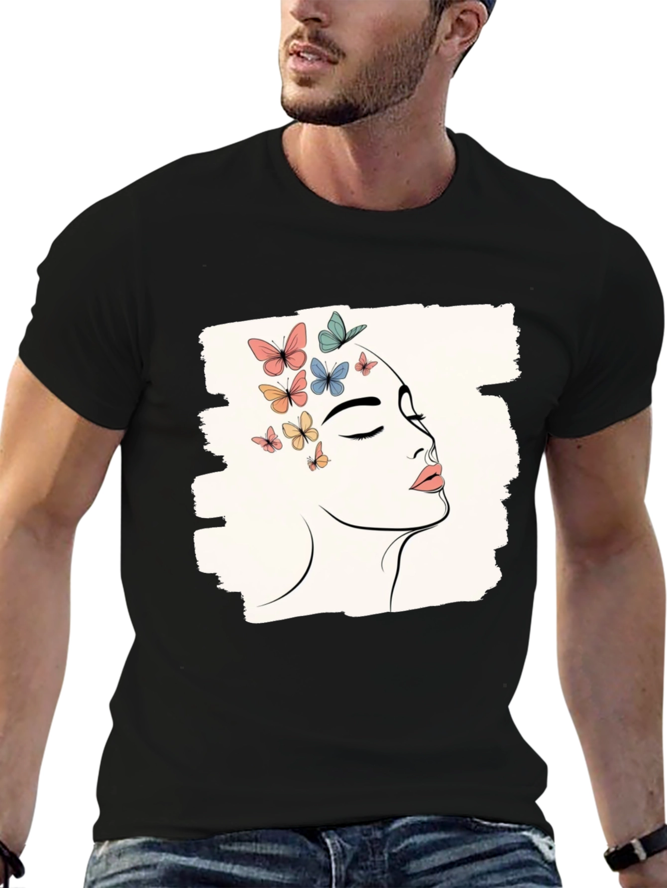 Butterfly Mind T-Shirt - Artistic Graphic Tee