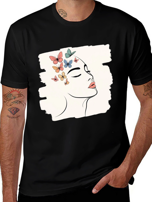 Butterfly Mind T-Shirt - Artistic Graphic Tee